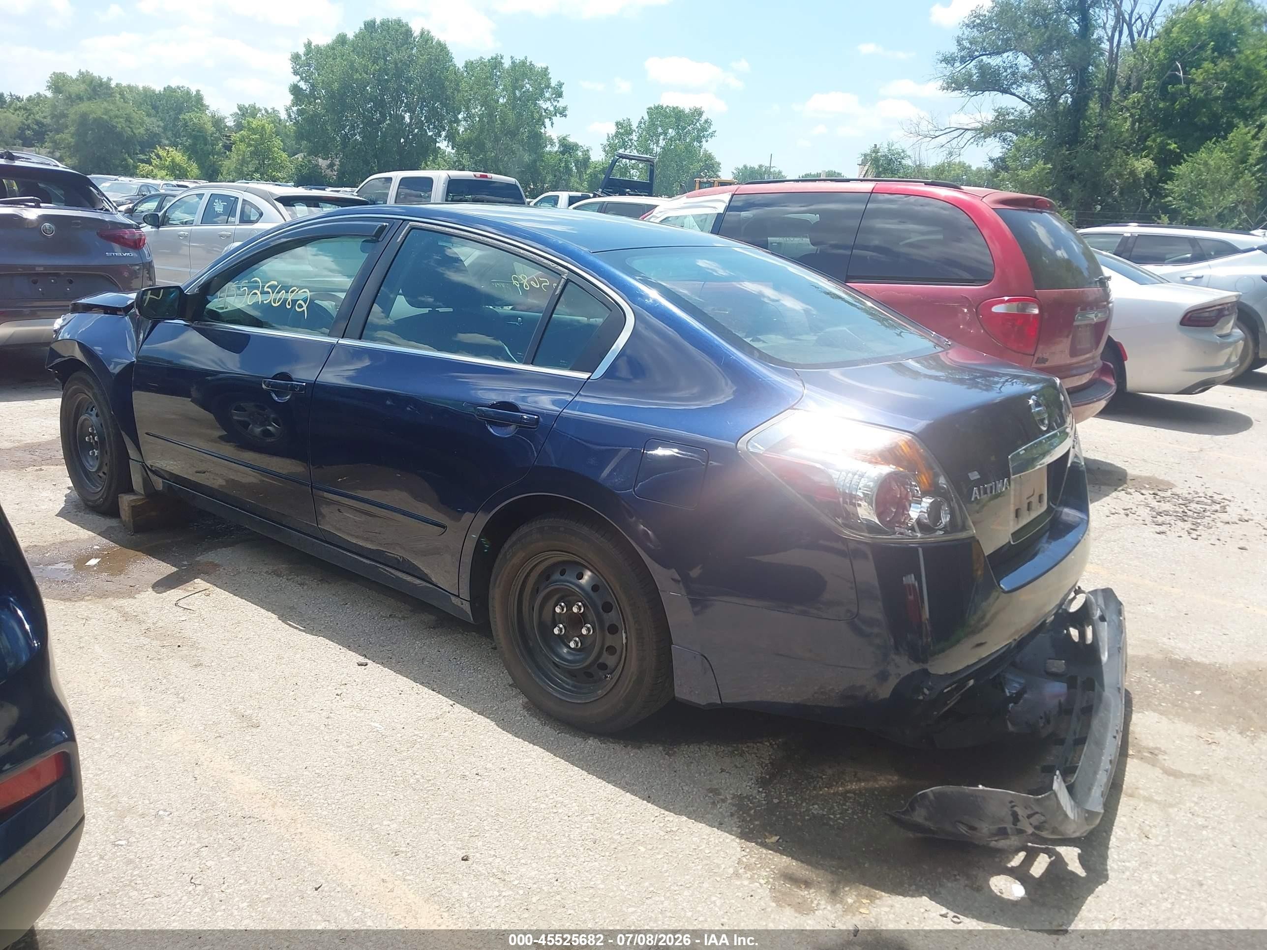 2012 Nissan Altima 2.5 S Синий vin: 1N4AL2AP2CC186619
