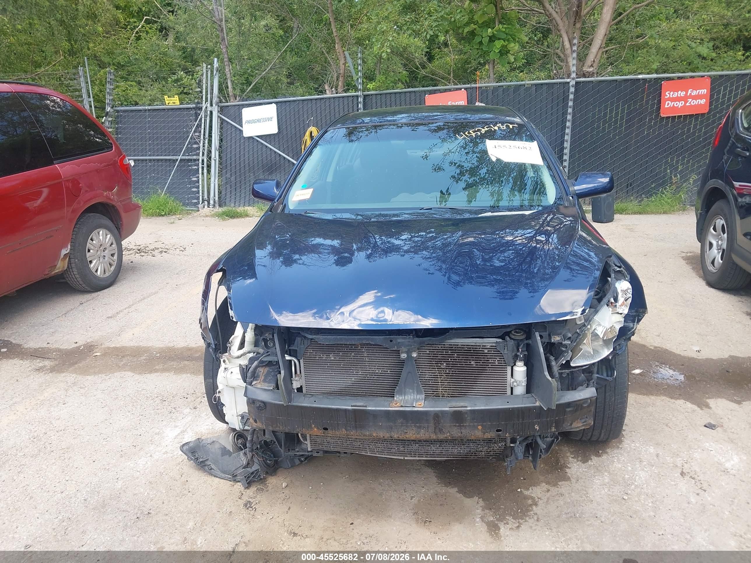 2012 Nissan Altima 2.5 S Синий vin: 1N4AL2AP2CC186619