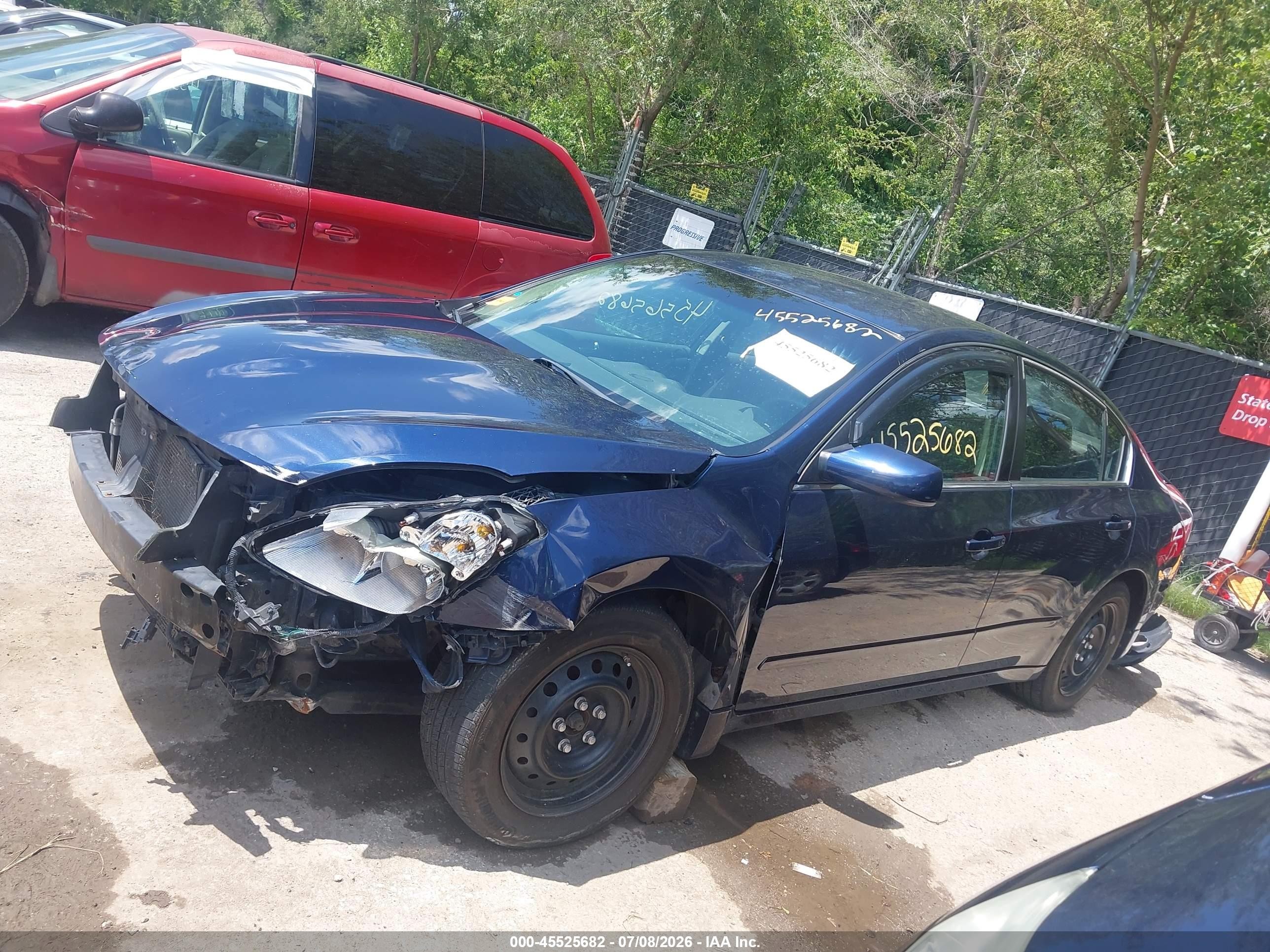 2012 Nissan Altima 2.5 S Синий vin: 1N4AL2AP2CC186619