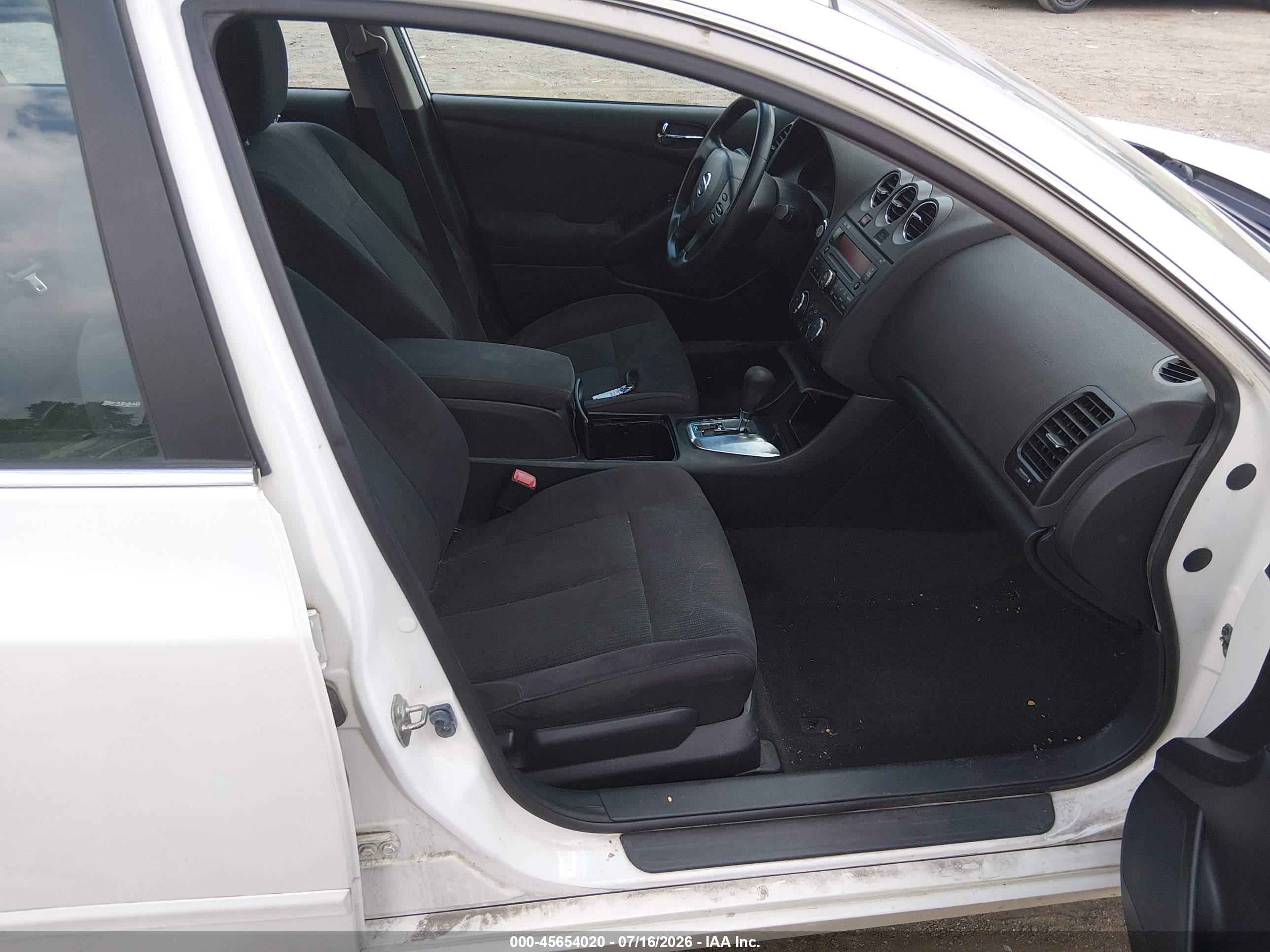 2012 Nissan Altima 2.5 S White vin: 1N4AL2AP2CC188371