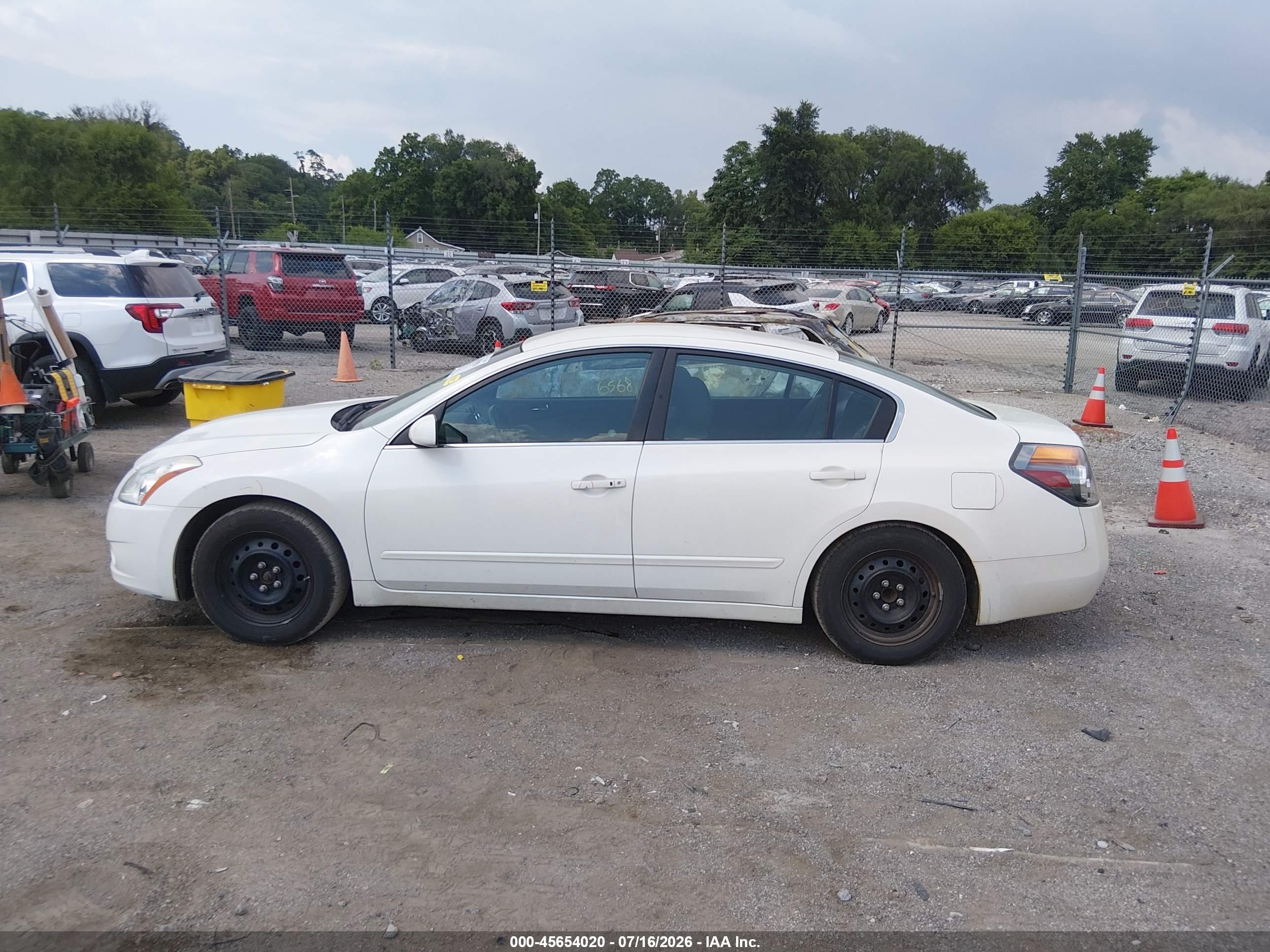 2012 Nissan Altima 2.5 S White vin: 1N4AL2AP2CC188371