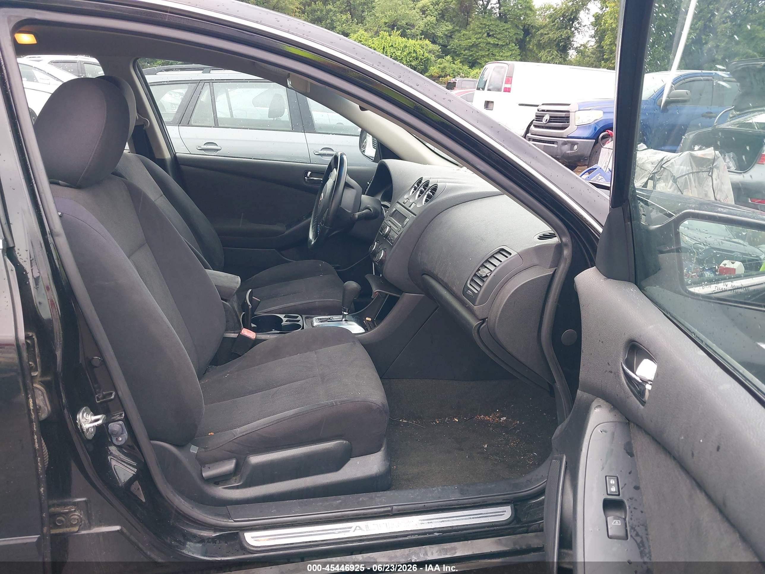 2012 Nissan Altima 2.5 S Black vin: 1N4AL2AP2CC188600