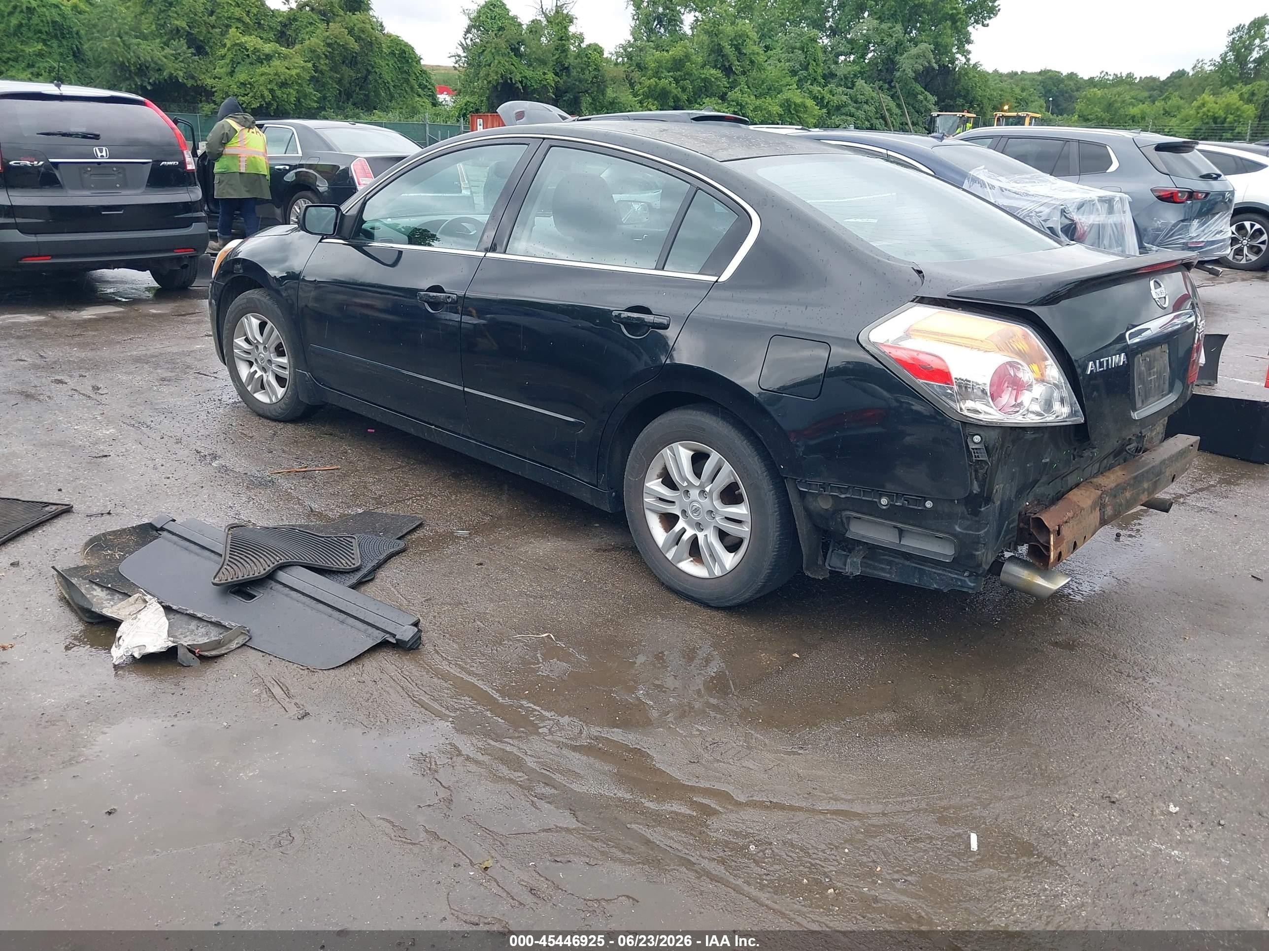 2012 Nissan Altima 2.5 S Black vin: 1N4AL2AP2CC188600