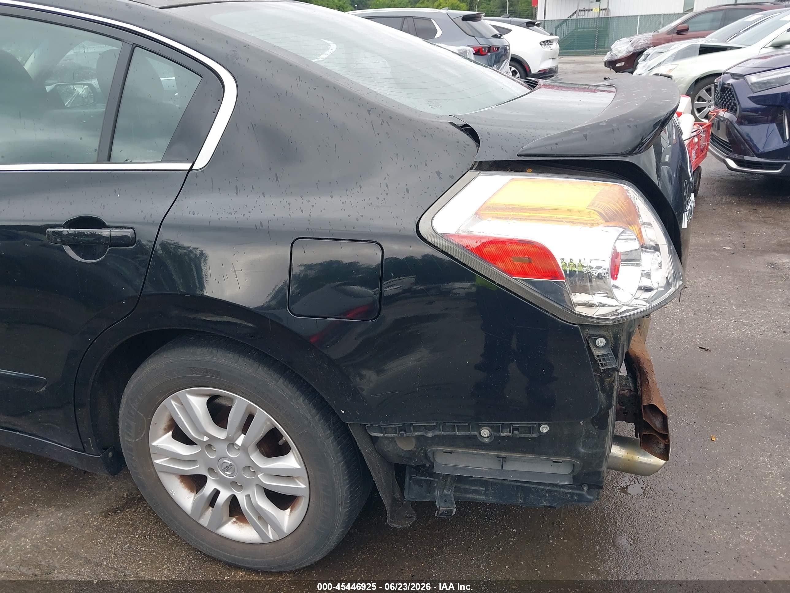 2012 Nissan Altima 2.5 S Black vin: 1N4AL2AP2CC188600