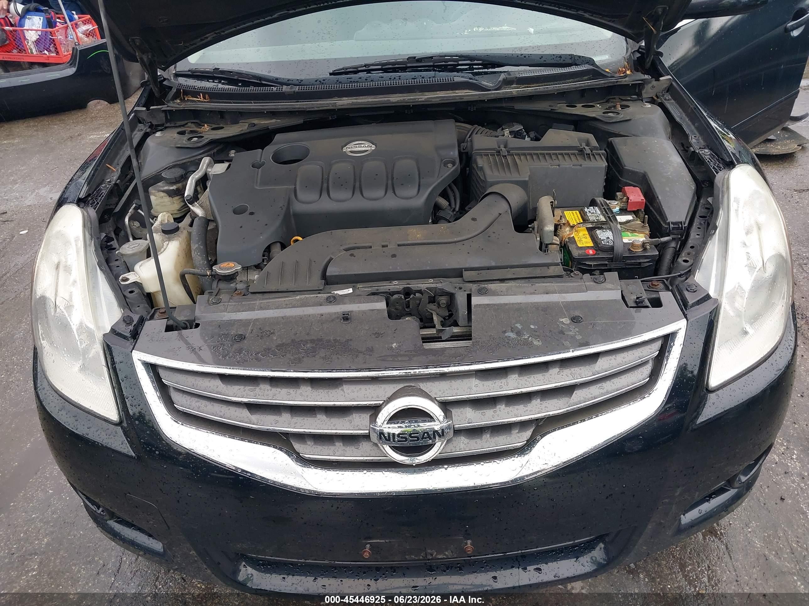 2012 Nissan Altima 2.5 S Black vin: 1N4AL2AP2CC188600