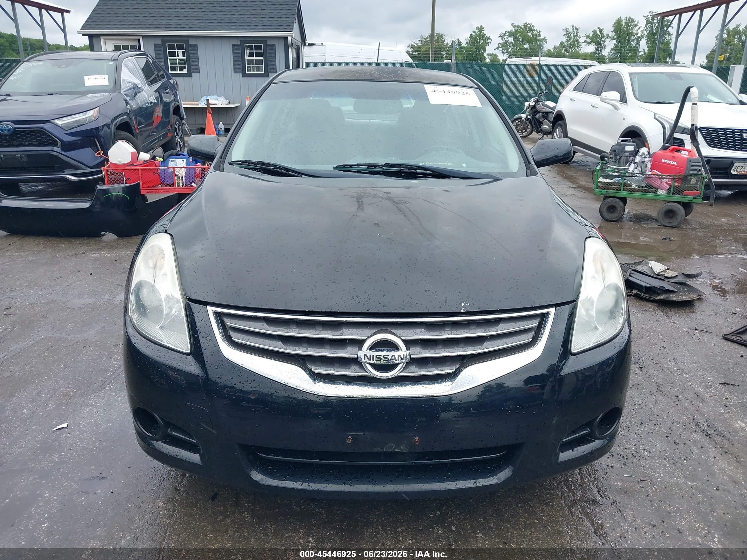 2012 Nissan Altima 2.5 S Black vin: 1N4AL2AP2CC188600