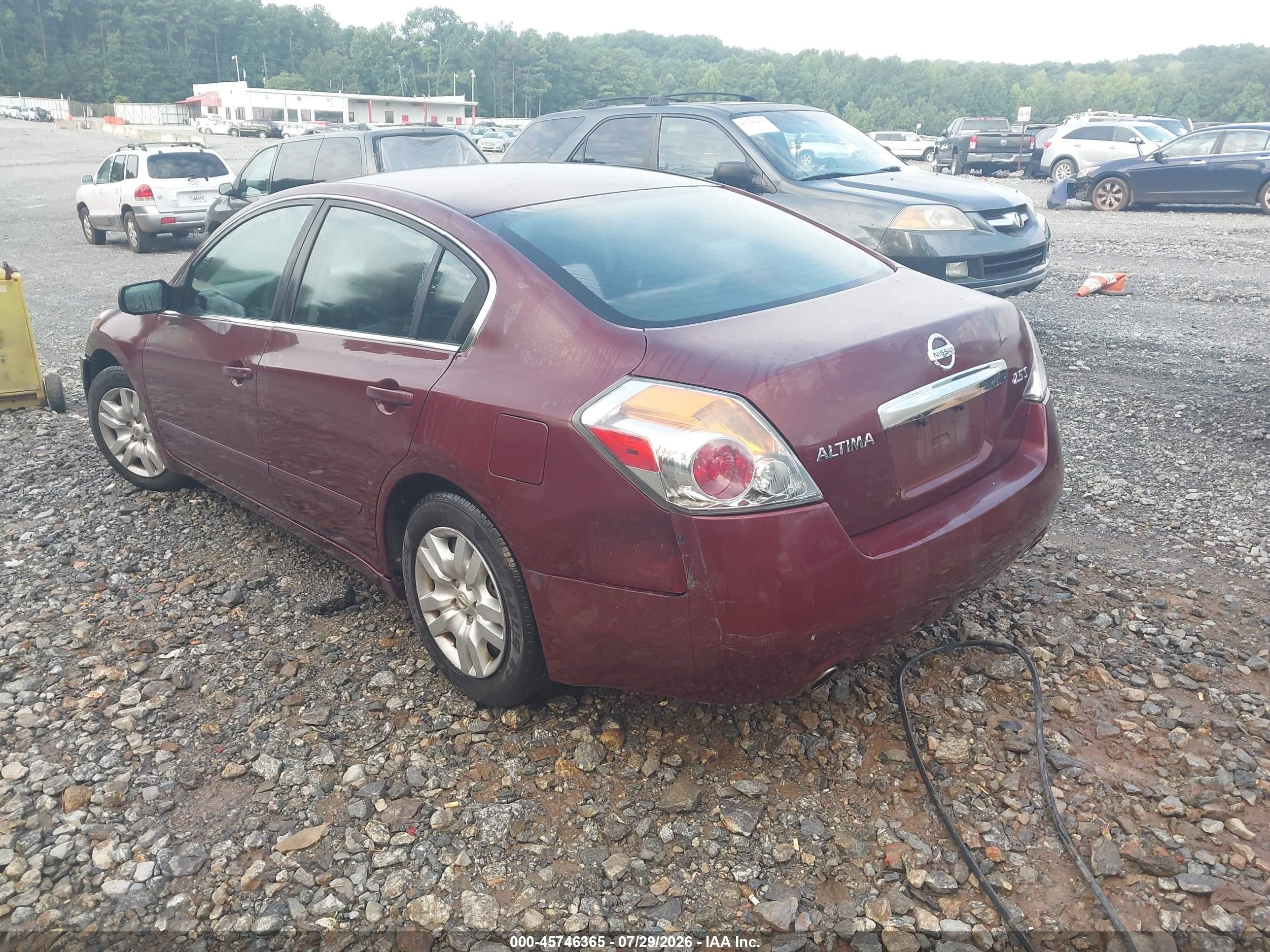 2012 Nissan Altima 2.5 S Maroon vin: 1N4AL2AP2CC197040