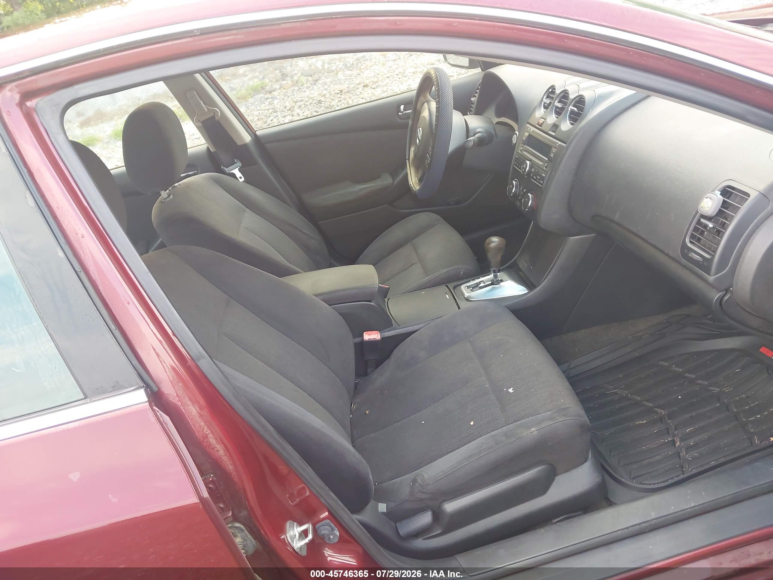 2012 Nissan Altima 2.5 S Maroon vin: 1N4AL2AP2CC197040