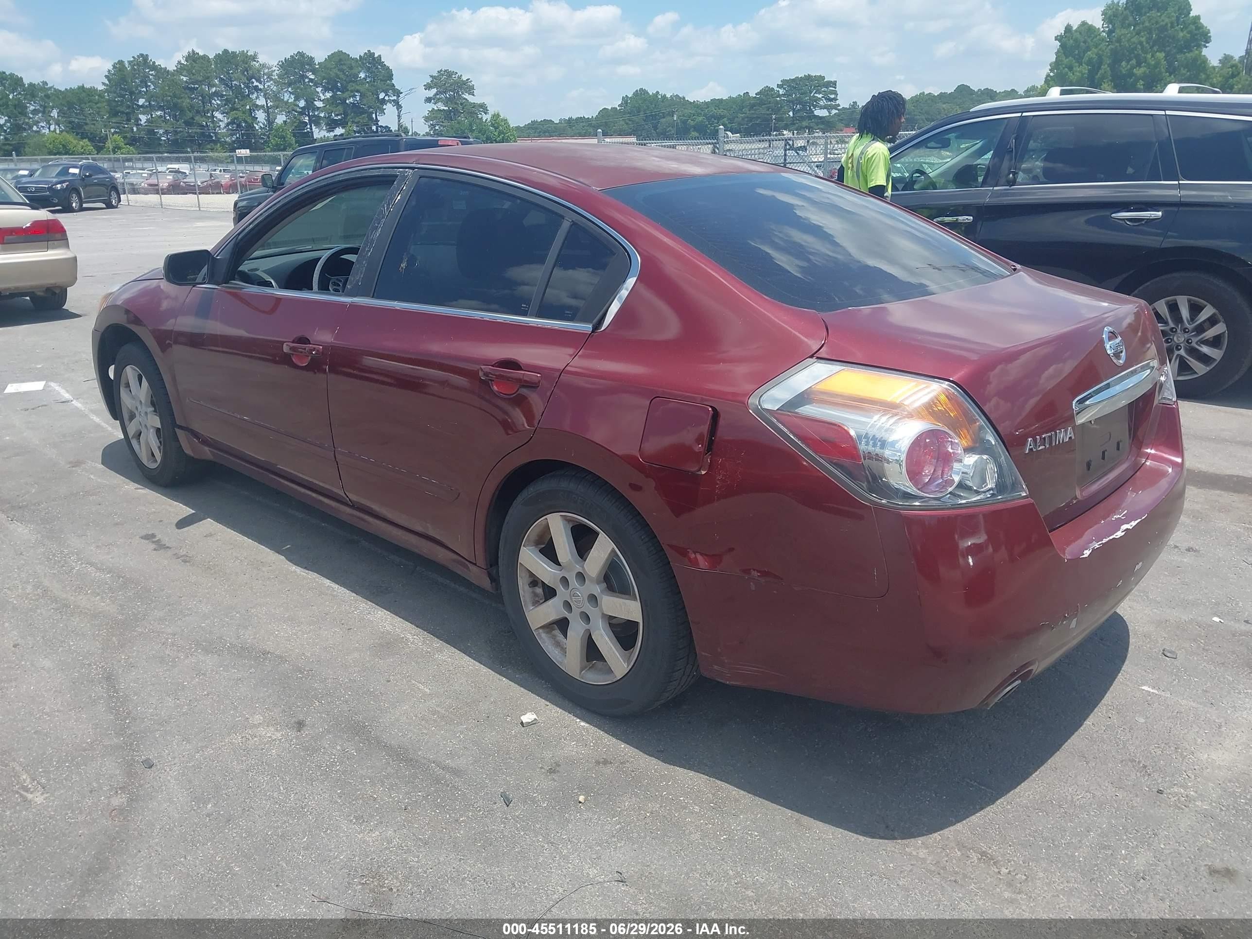 2012 Nissan Altima 2.5 S Burgundy vin: 1N4AL2AP2CC206433