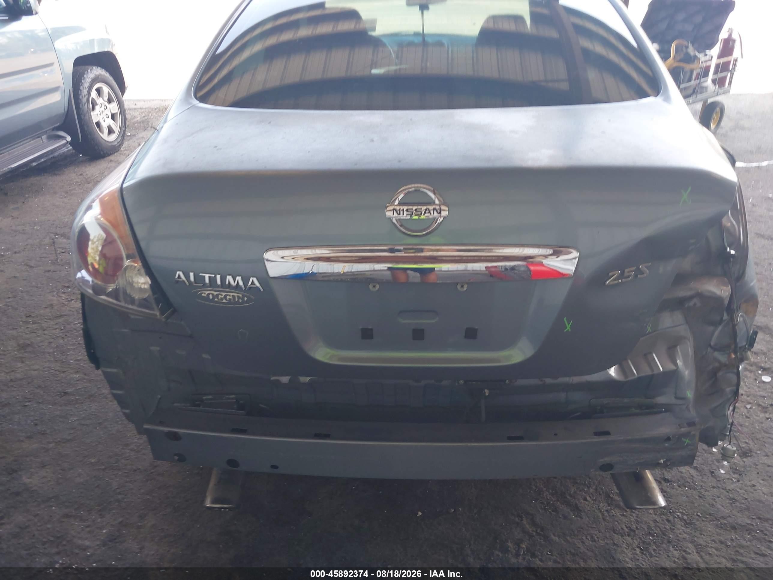 2012 Nissan Altima 2.5 S Серый vin: 1N4AL2AP2CC212135