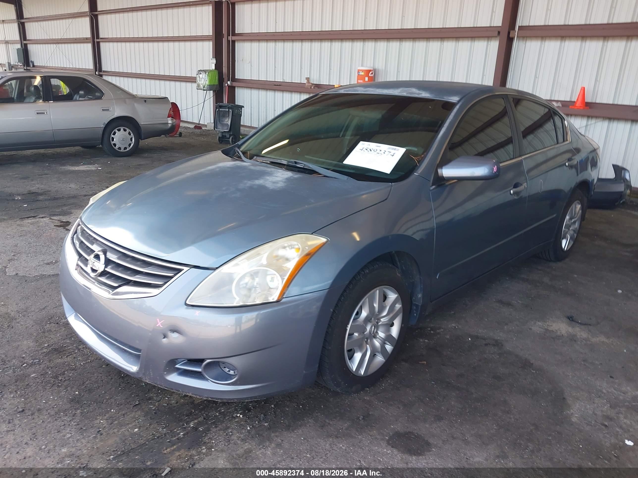 2012 Nissan Altima 2.5 S Серый vin: 1N4AL2AP2CC212135