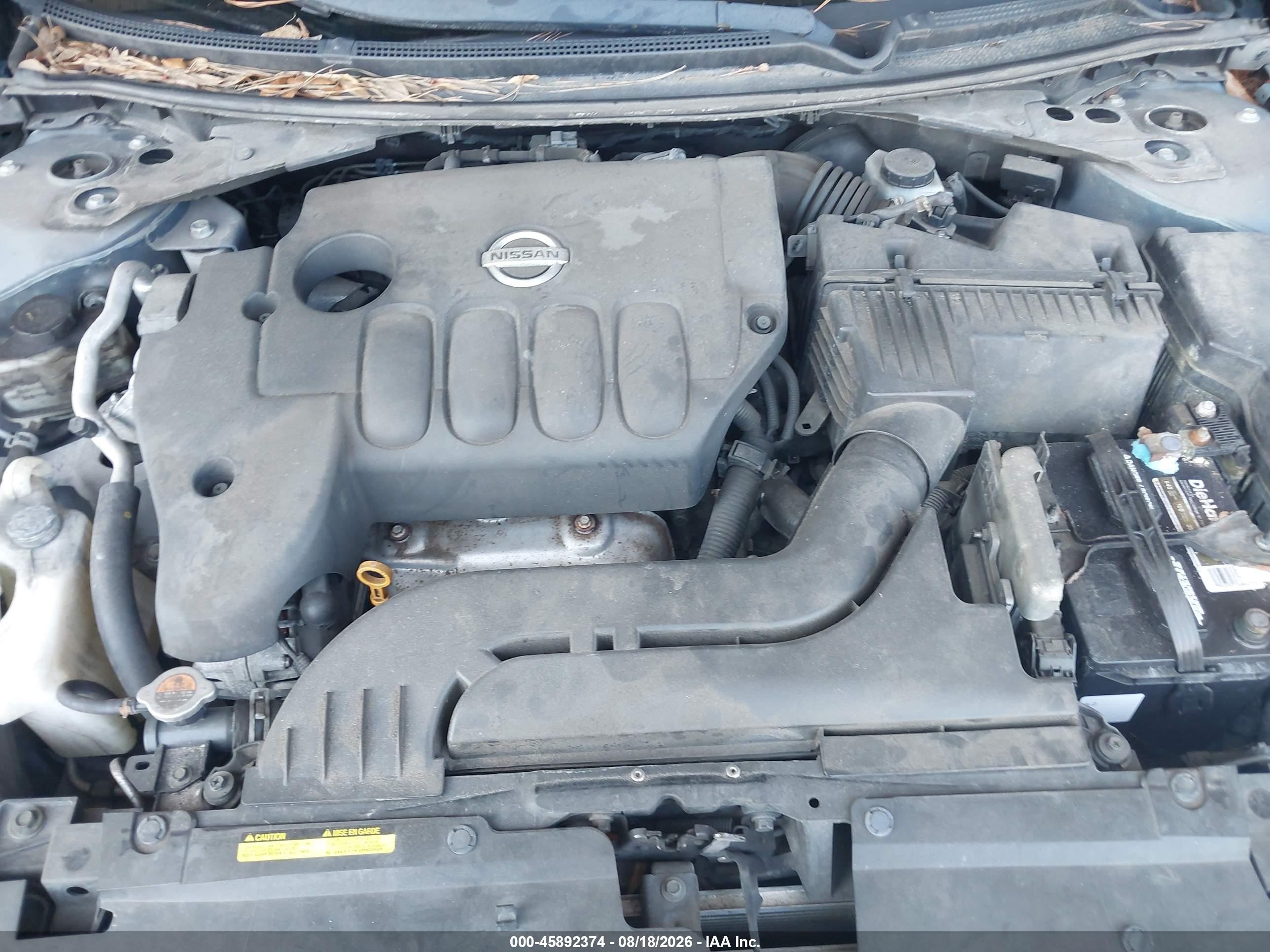 2012 Nissan Altima 2.5 S Серый vin: 1N4AL2AP2CC212135