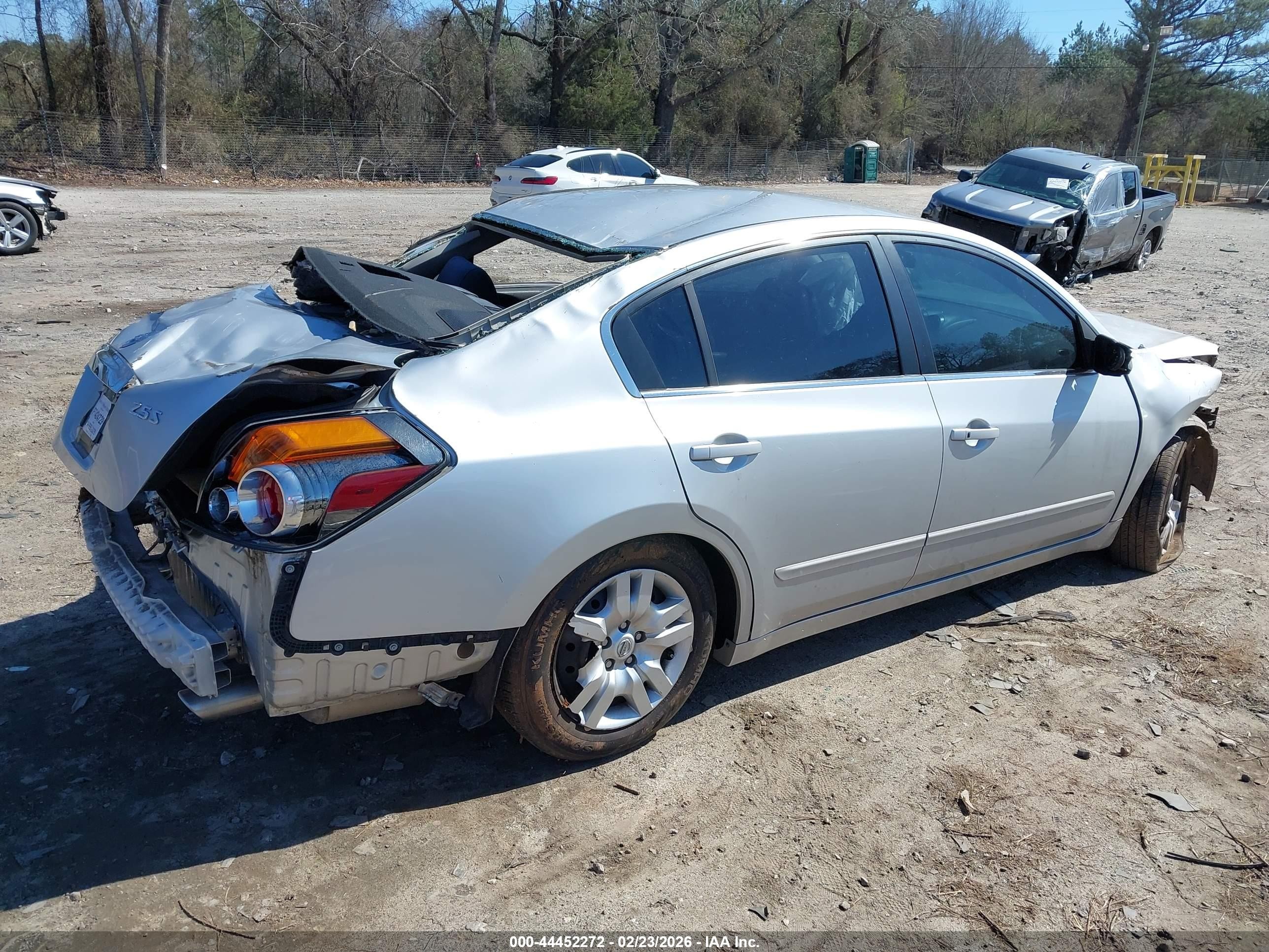 2012 Nissan Altima 2.5 S Серый vin: 1N4AL2AP2CC228156