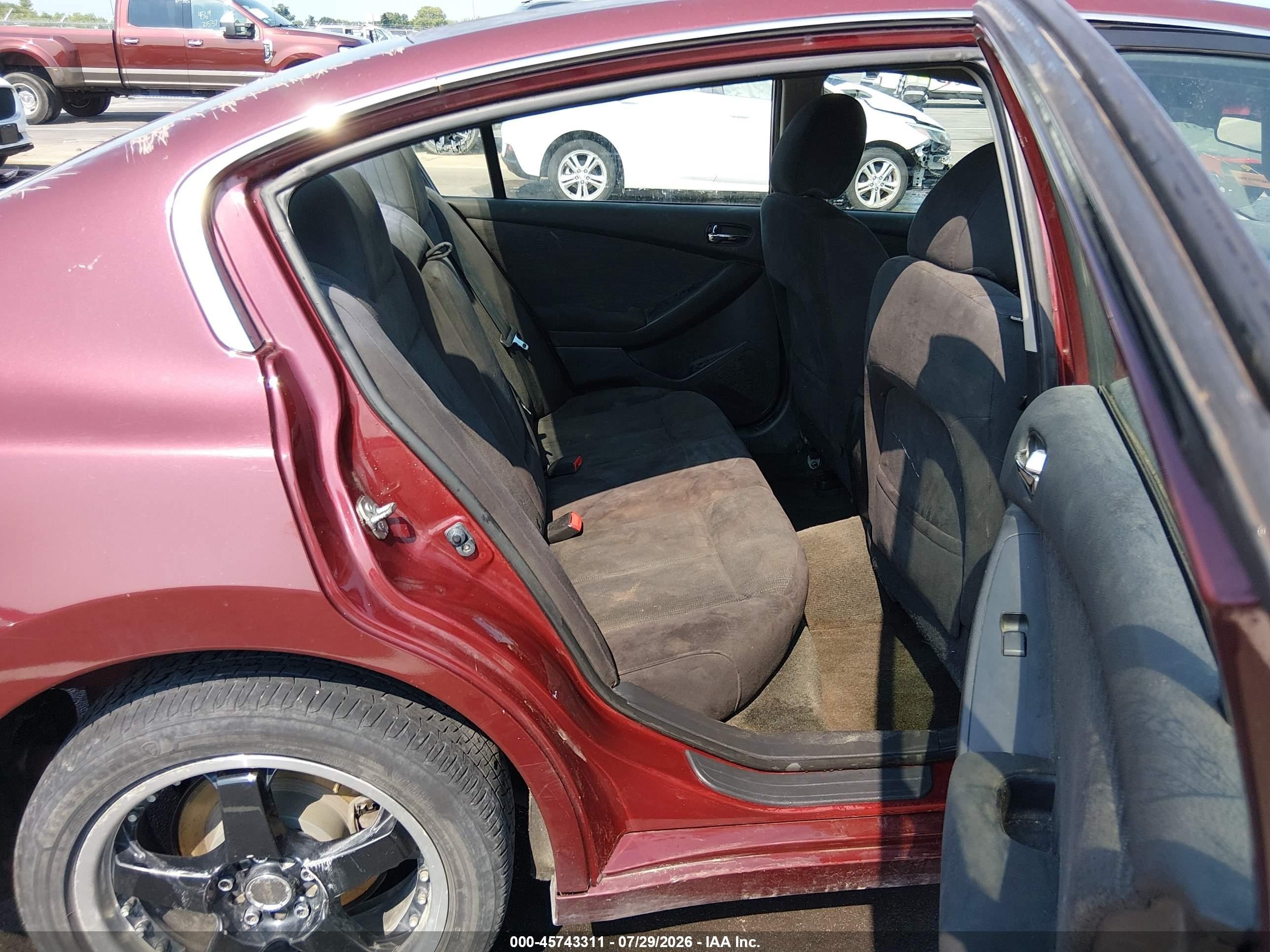 2012 Nissan Altima 2.5 S Maroon vin: 1N4AL2AP2CC235298