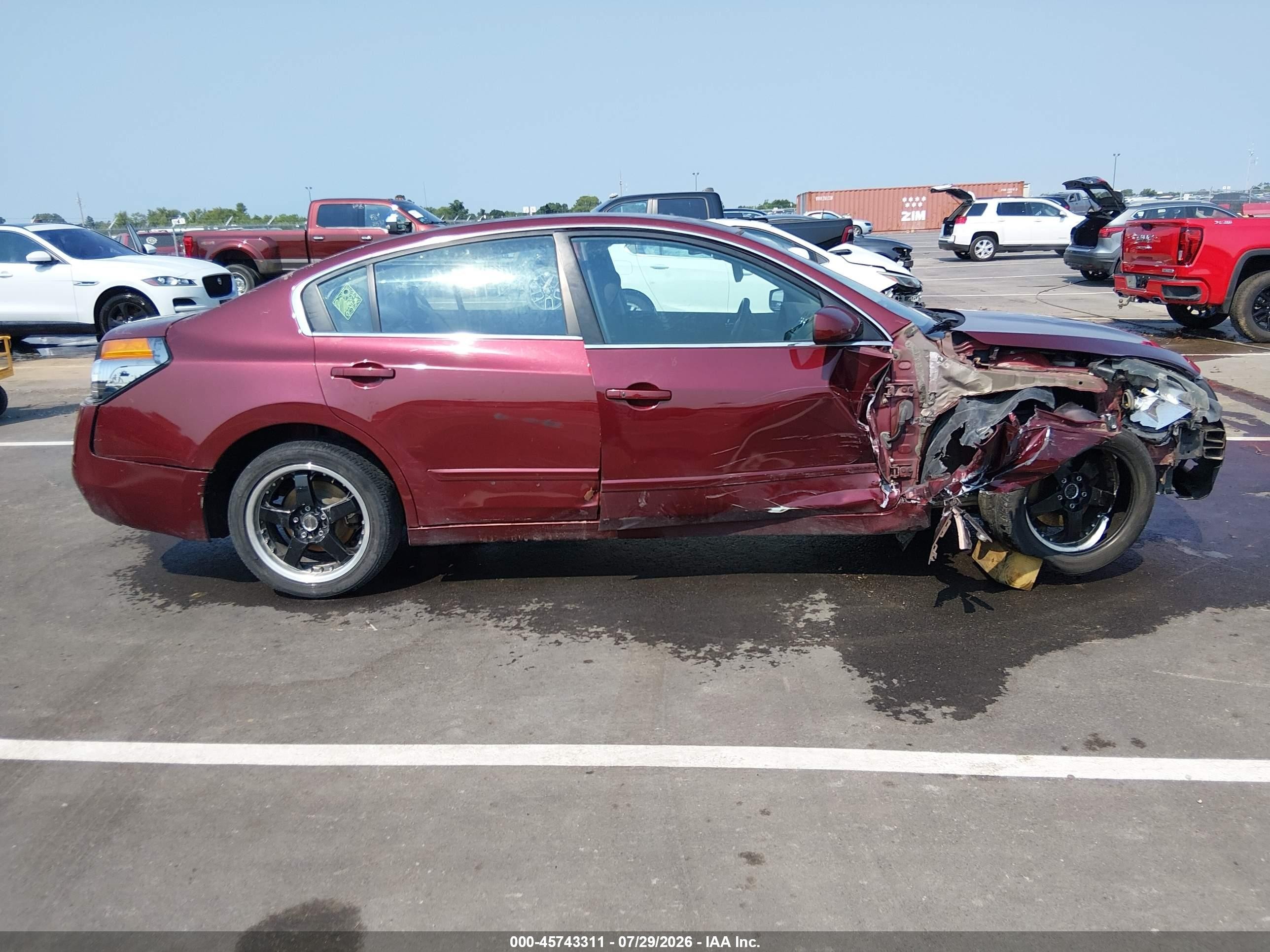 2012 Nissan Altima 2.5 S Maroon vin: 1N4AL2AP2CC235298