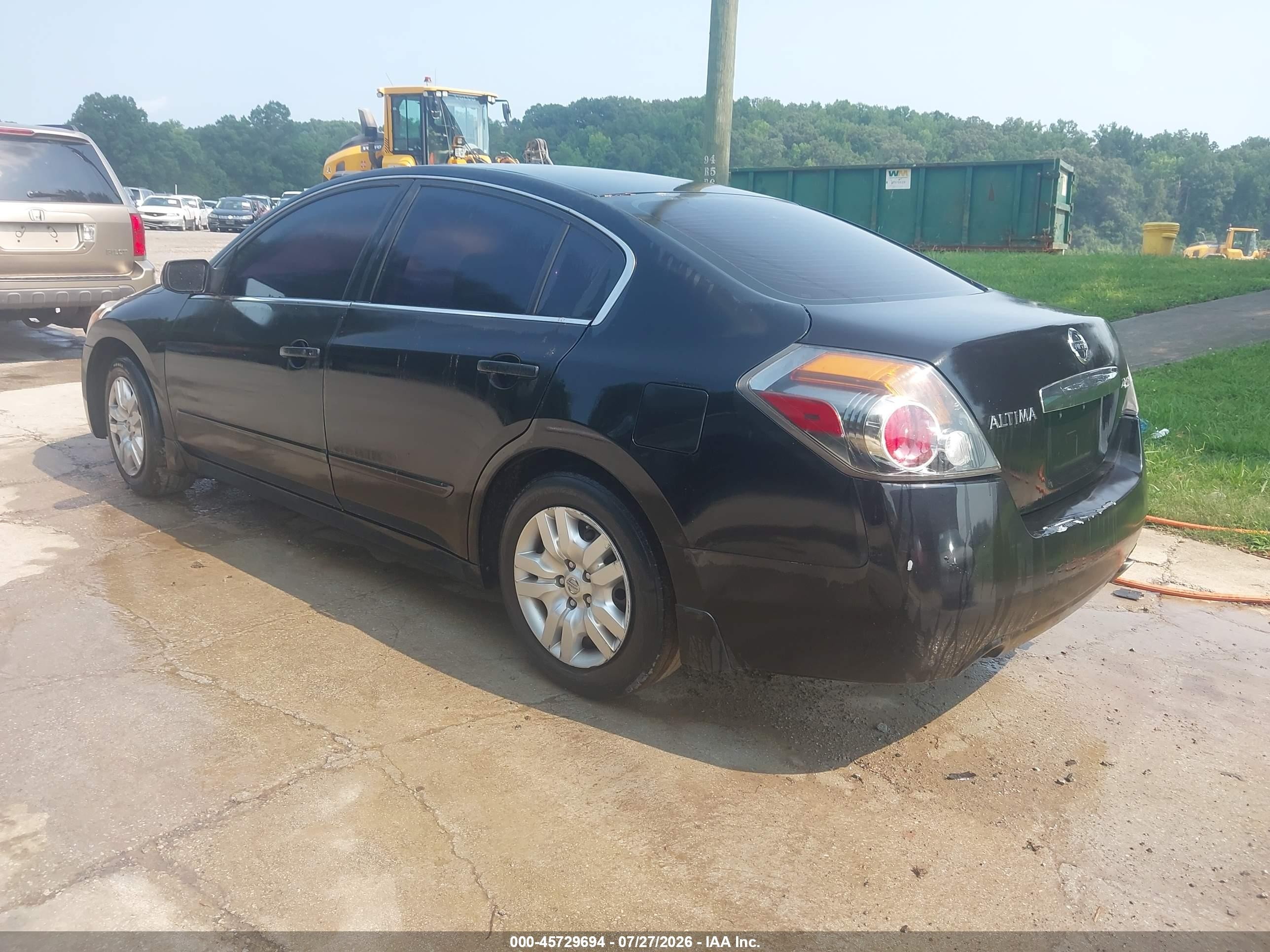 2012 Nissan Altima 2.5 S Black vin: 1N4AL2AP2CN430600