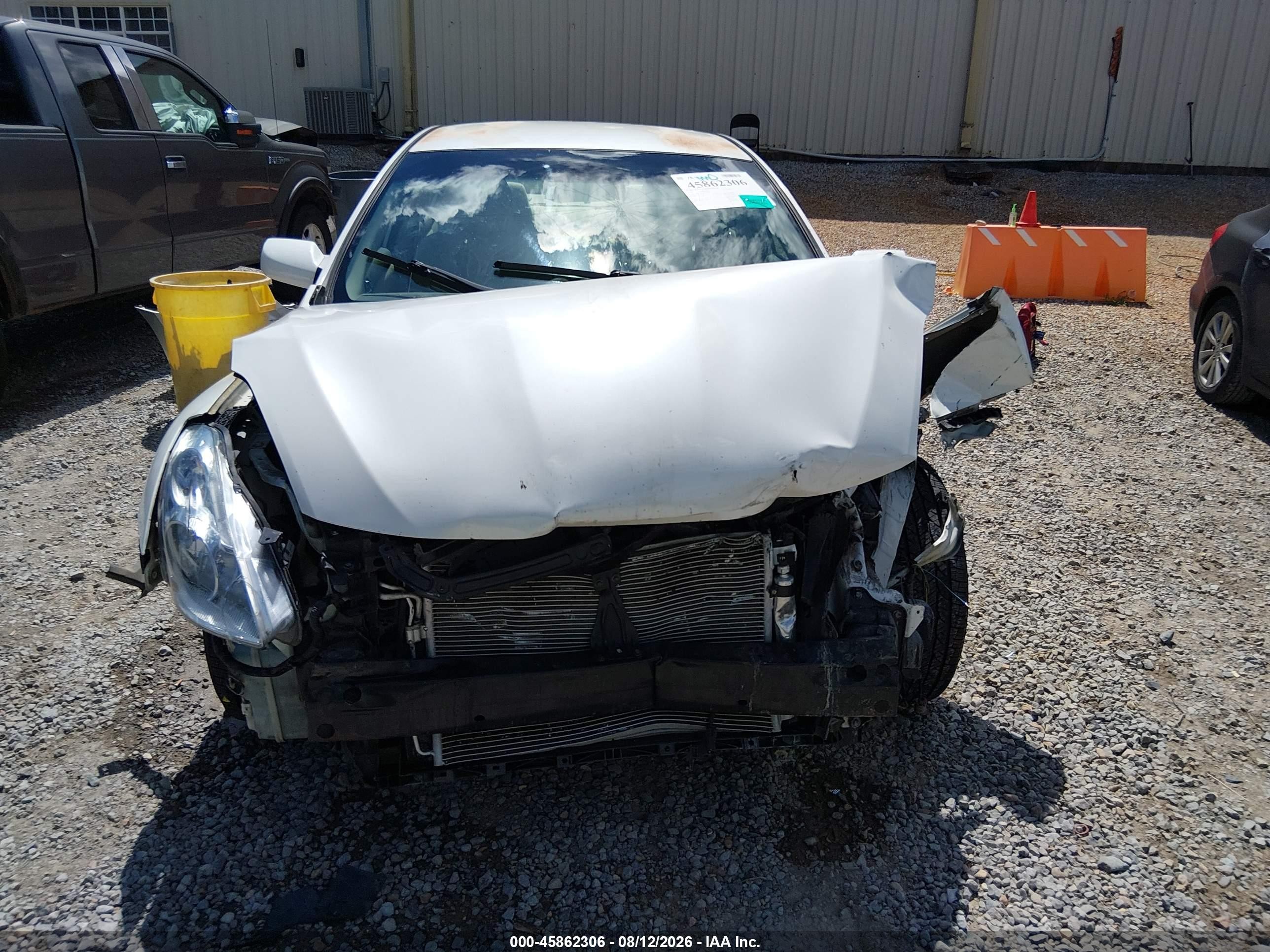2012 Nissan Altima 2.5 S White vin: 1N4AL2AP2CN431102