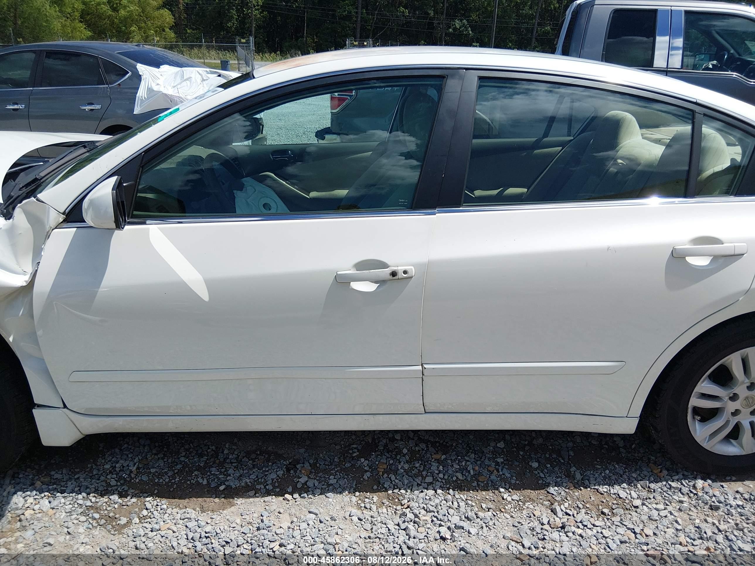 2012 Nissan Altima 2.5 S White vin: 1N4AL2AP2CN431102