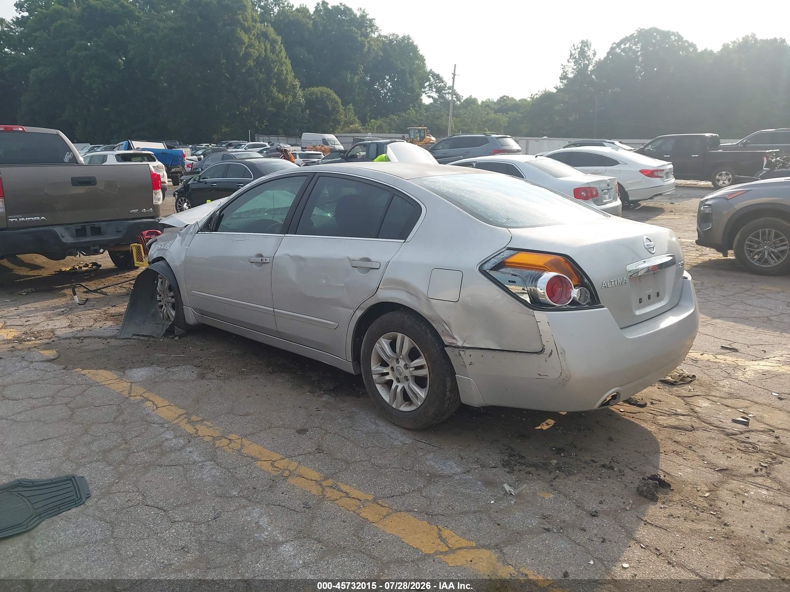 2012 Nissan Altima 2.5 S Silver vin: 1N4AL2AP2CN483703