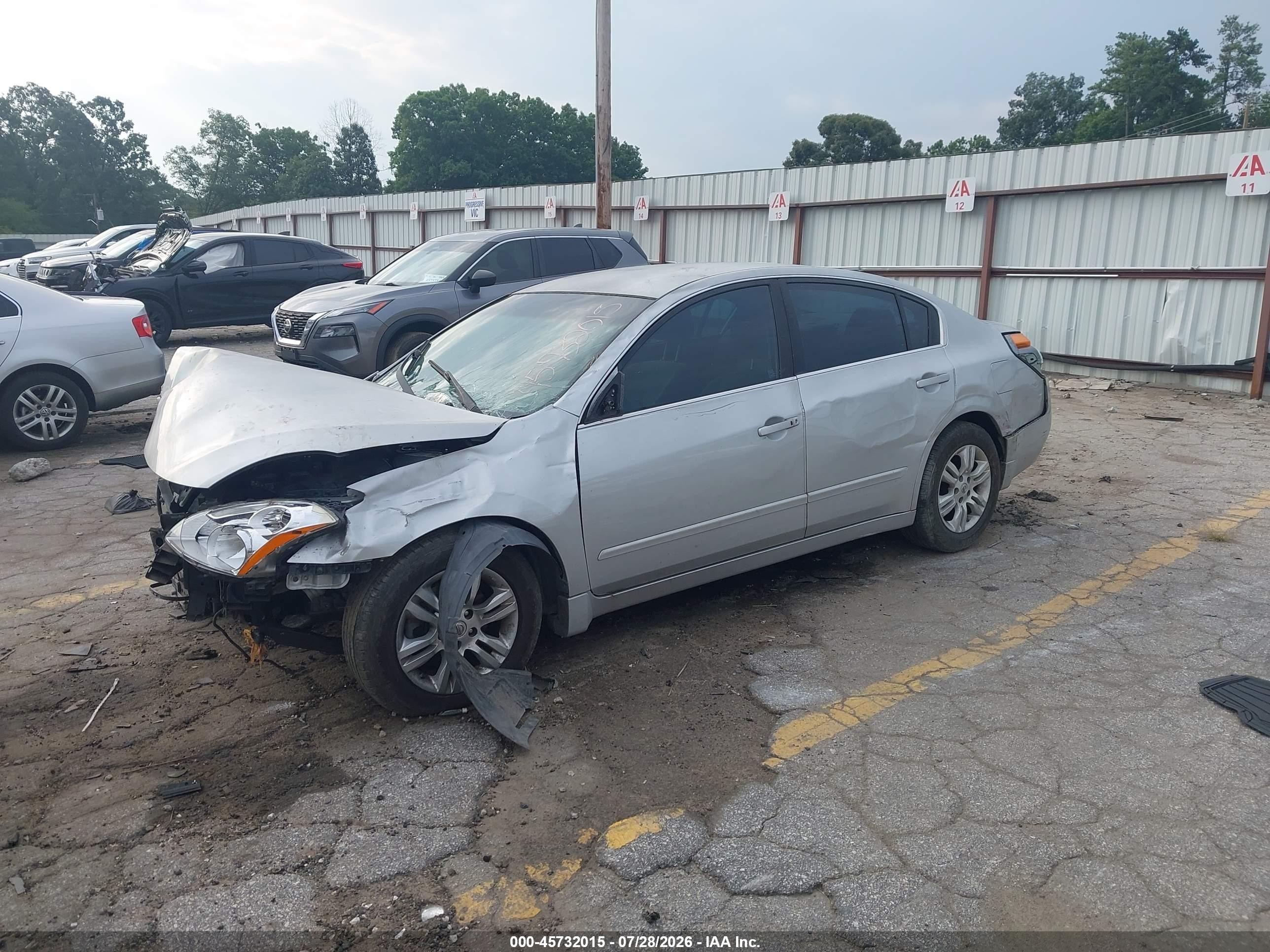 2012 Nissan Altima 2.5 S Silver vin: 1N4AL2AP2CN483703