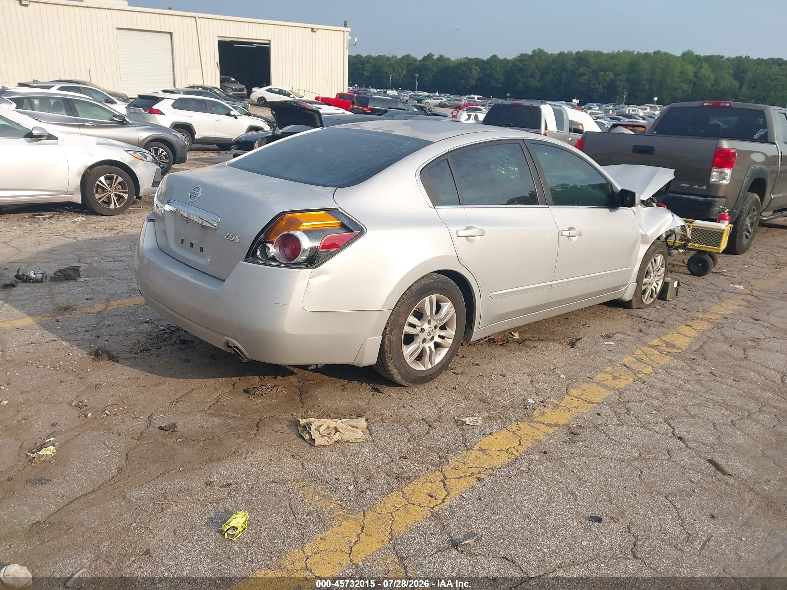 2012 Nissan Altima 2.5 S Silver vin: 1N4AL2AP2CN483703