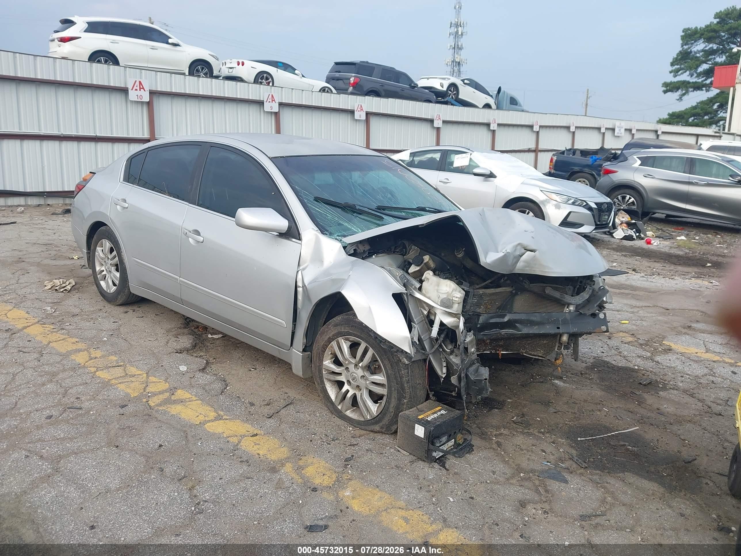 2012 Nissan Altima 2.5 S Silver vin: 1N4AL2AP2CN483703