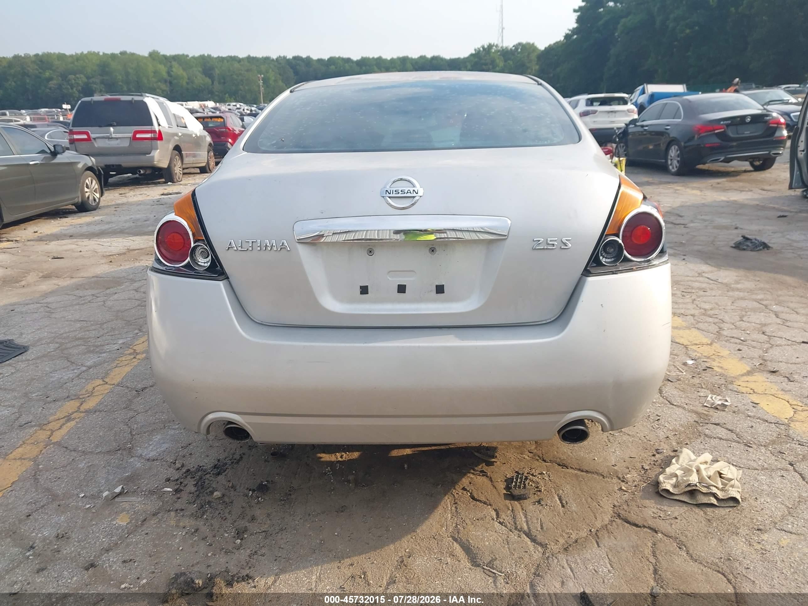 2012 Nissan Altima 2.5 S Silver vin: 1N4AL2AP2CN483703