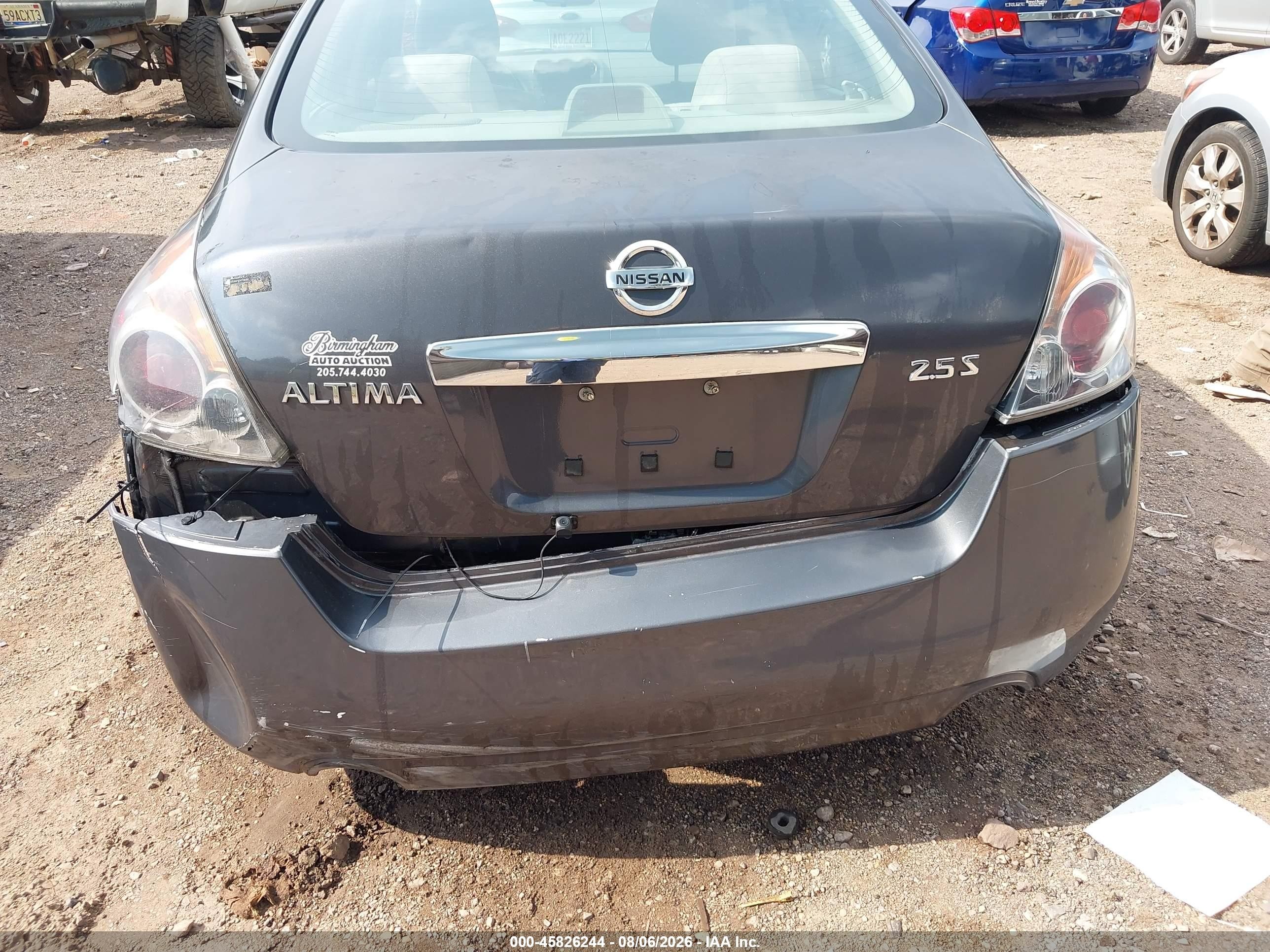 2012 Nissan Altima 2.5 S Черный vin: 1N4AL2AP2CN486732