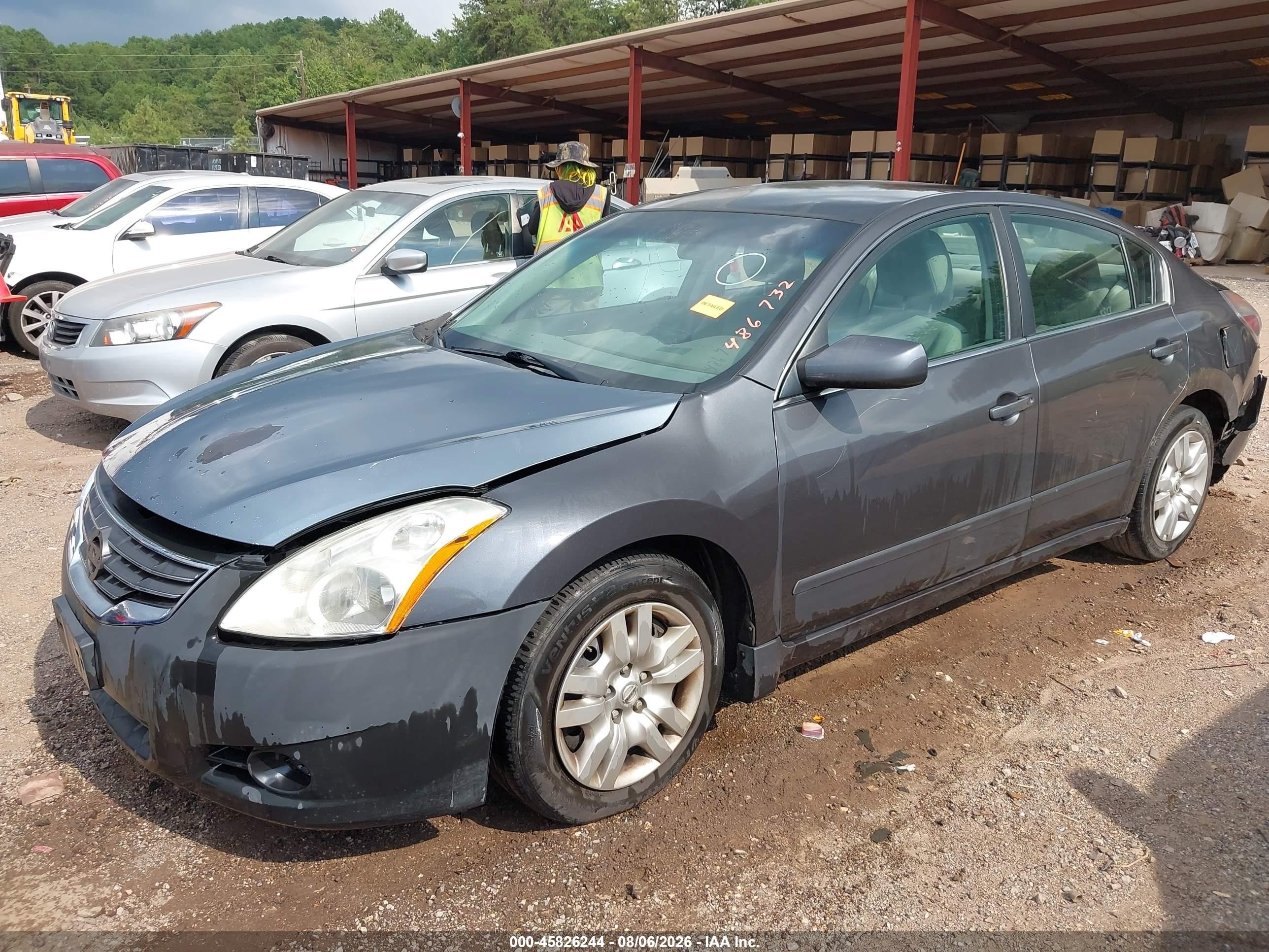 2012 Nissan Altima 2.5 S Черный vin: 1N4AL2AP2CN486732