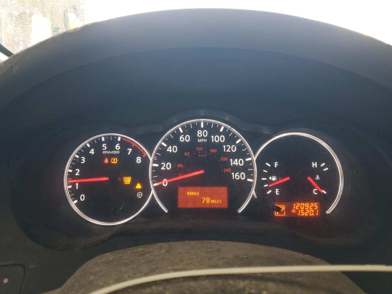 2012 Nissan Altima 2.5 Black vin: 1N4AL2AP2CN493373 Damage: Warning Light - Engine, On, Unacceptable