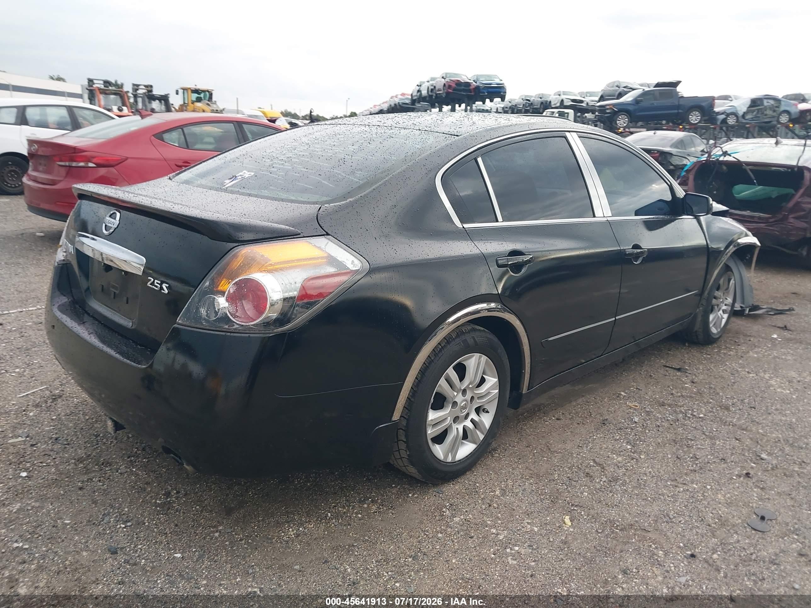 2012 Nissan Altima 2.5 S Black vin: 1N4AL2AP2CN523486
