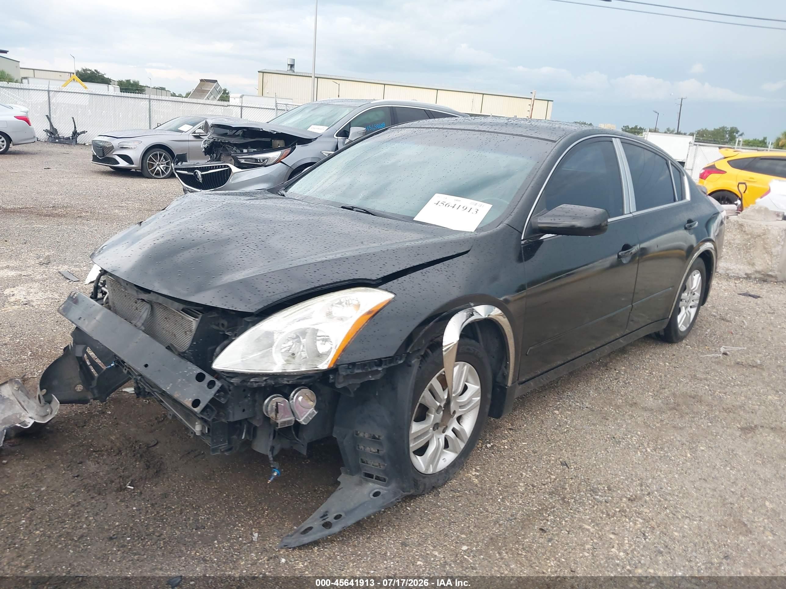 2012 Nissan Altima 2.5 S Black vin: 1N4AL2AP2CN523486