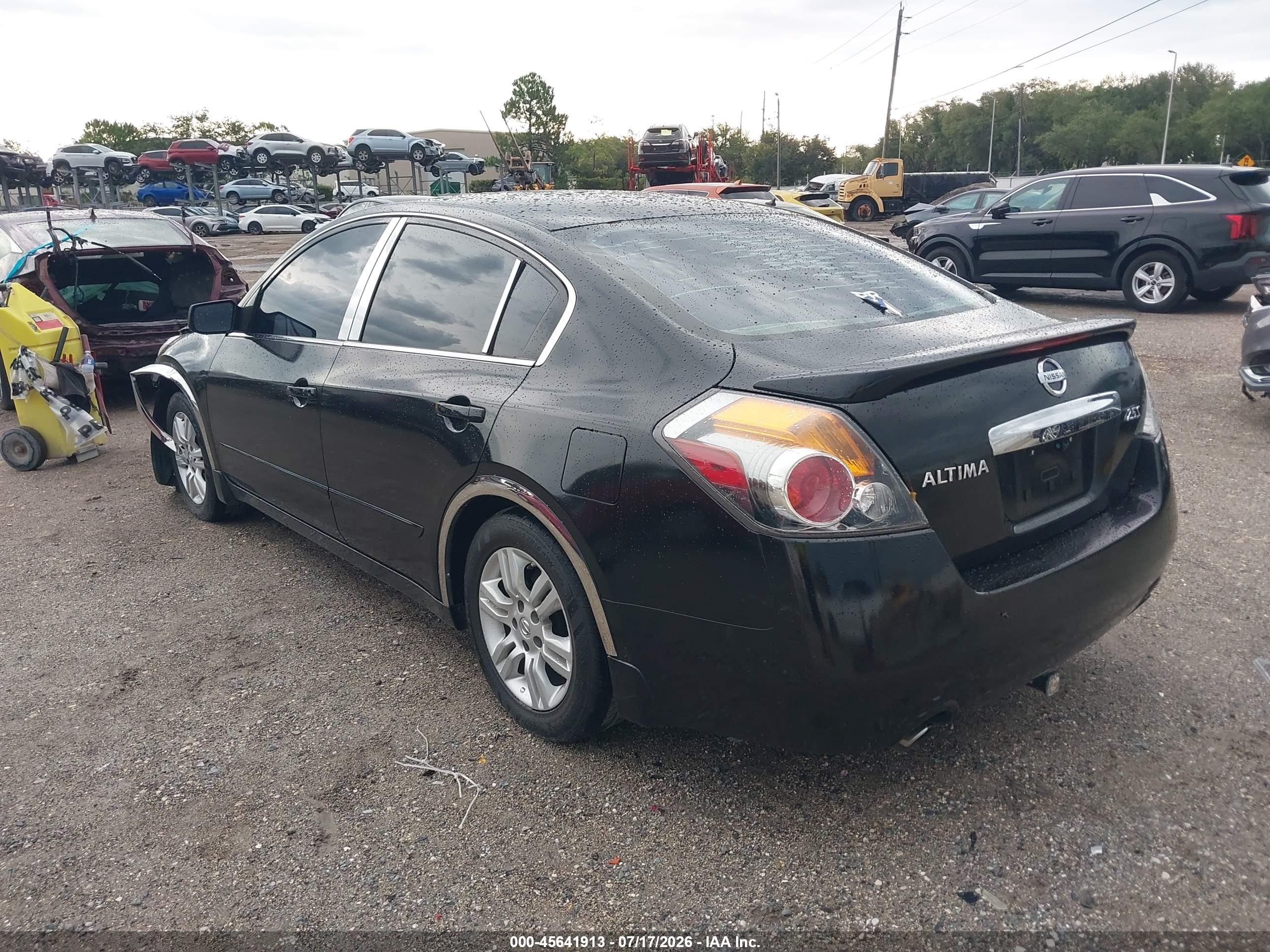 2012 Nissan Altima 2.5 S Black vin: 1N4AL2AP2CN523486