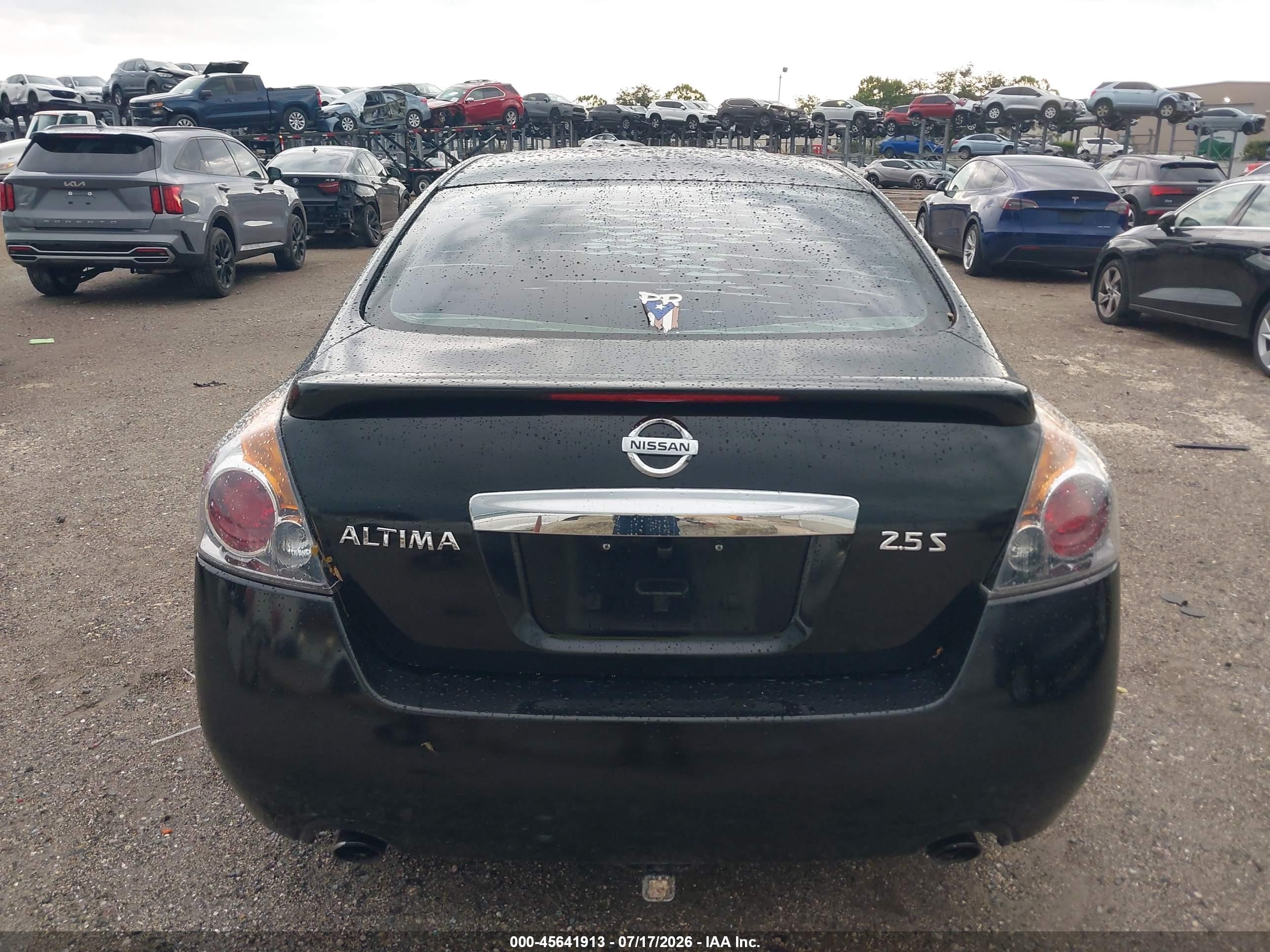 2012 Nissan Altima 2.5 S Black vin: 1N4AL2AP2CN523486
