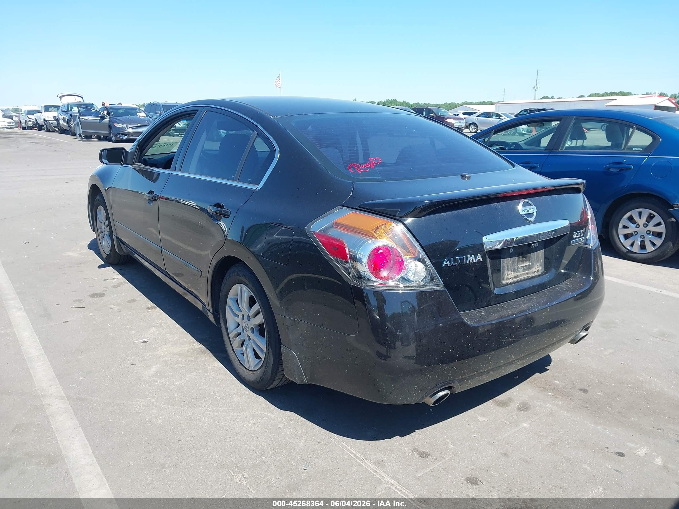 2012 Nissan Altima 2.5 S Black vin: 1N4AL2AP2CN533693