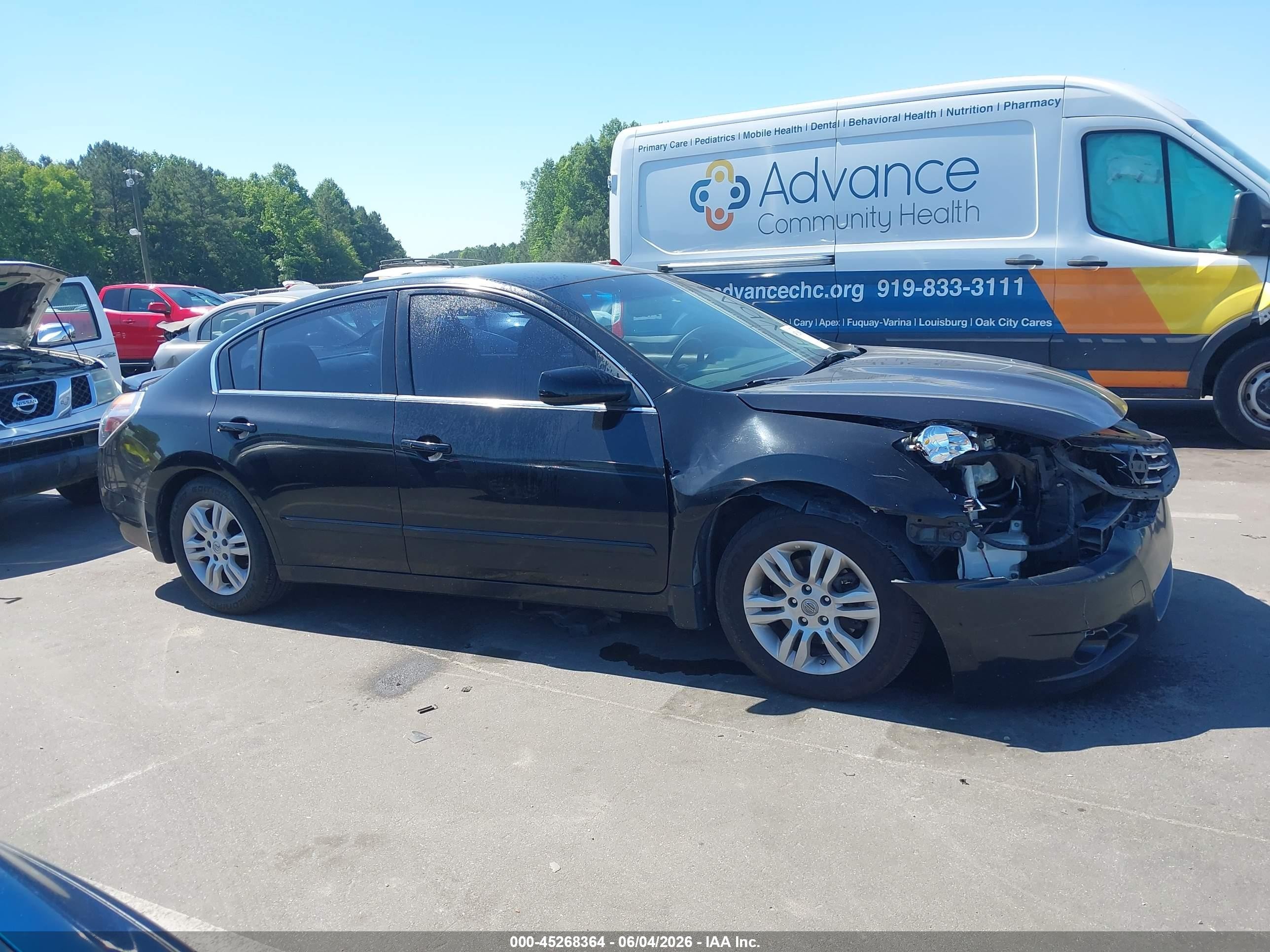 2012 Nissan Altima 2.5 S Black vin: 1N4AL2AP2CN533693