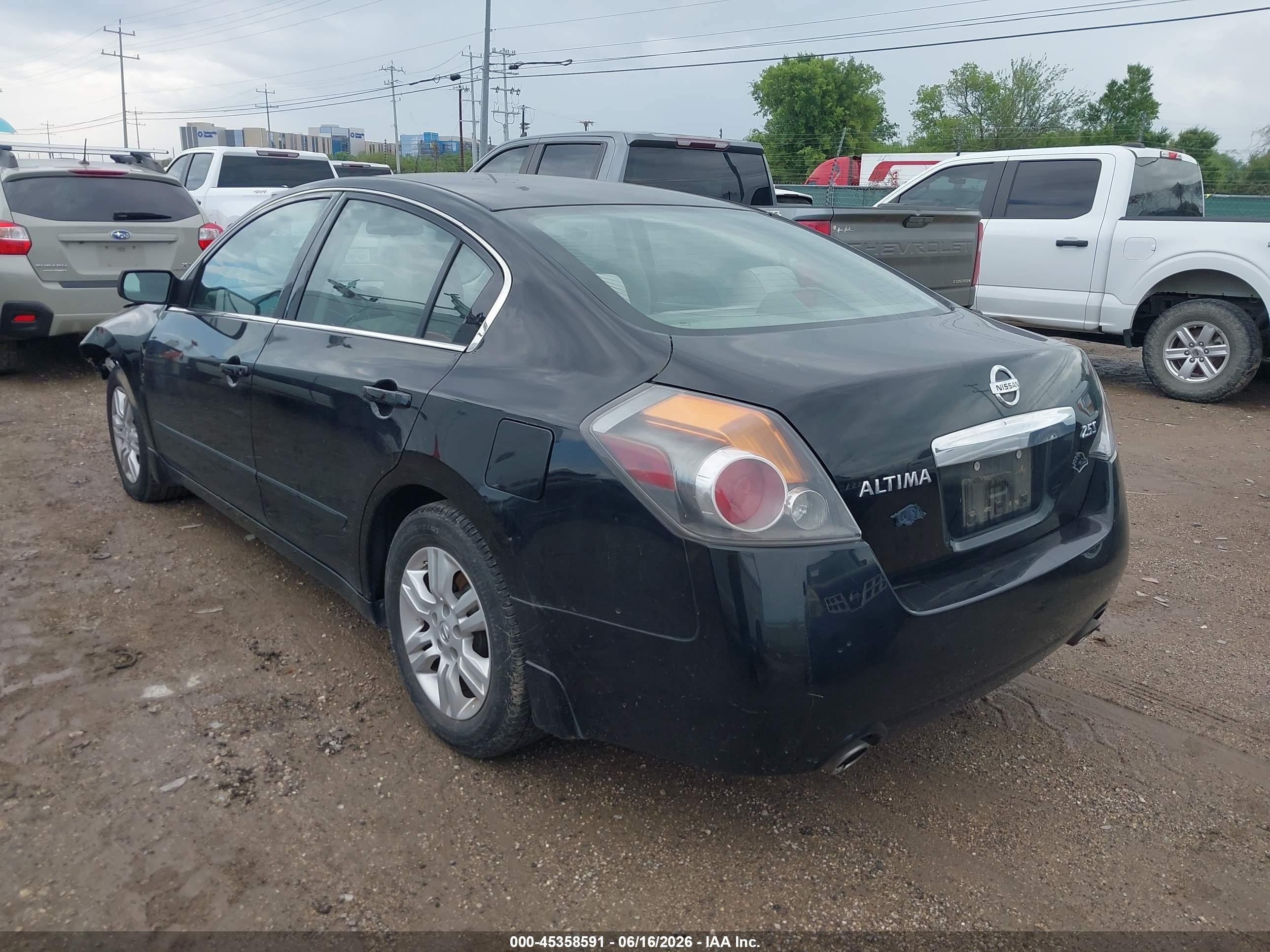 2012 Nissan Altima 2.5 S Black vin: 1N4AL2AP2CN561090