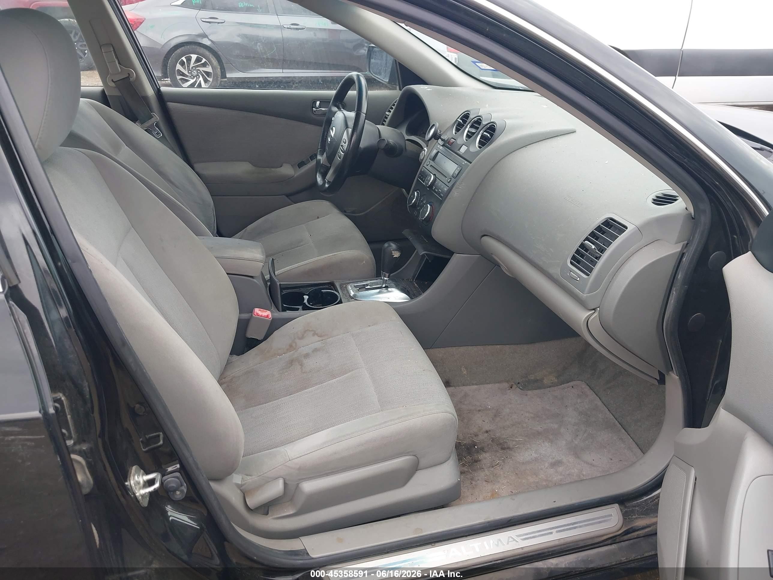 2012 Nissan Altima 2.5 S Black vin: 1N4AL2AP2CN561090