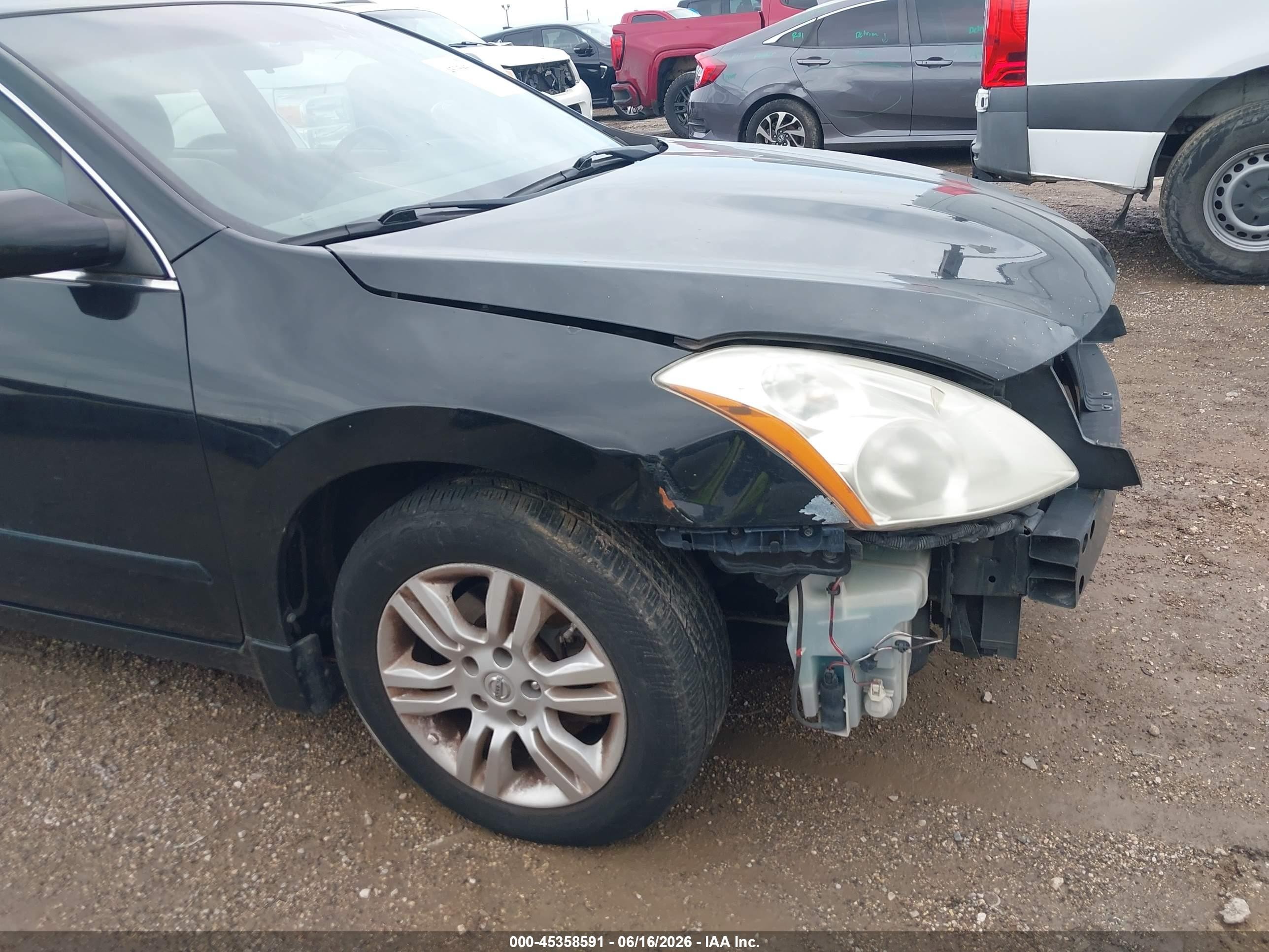 2012 Nissan Altima 2.5 S Black vin: 1N4AL2AP2CN561090