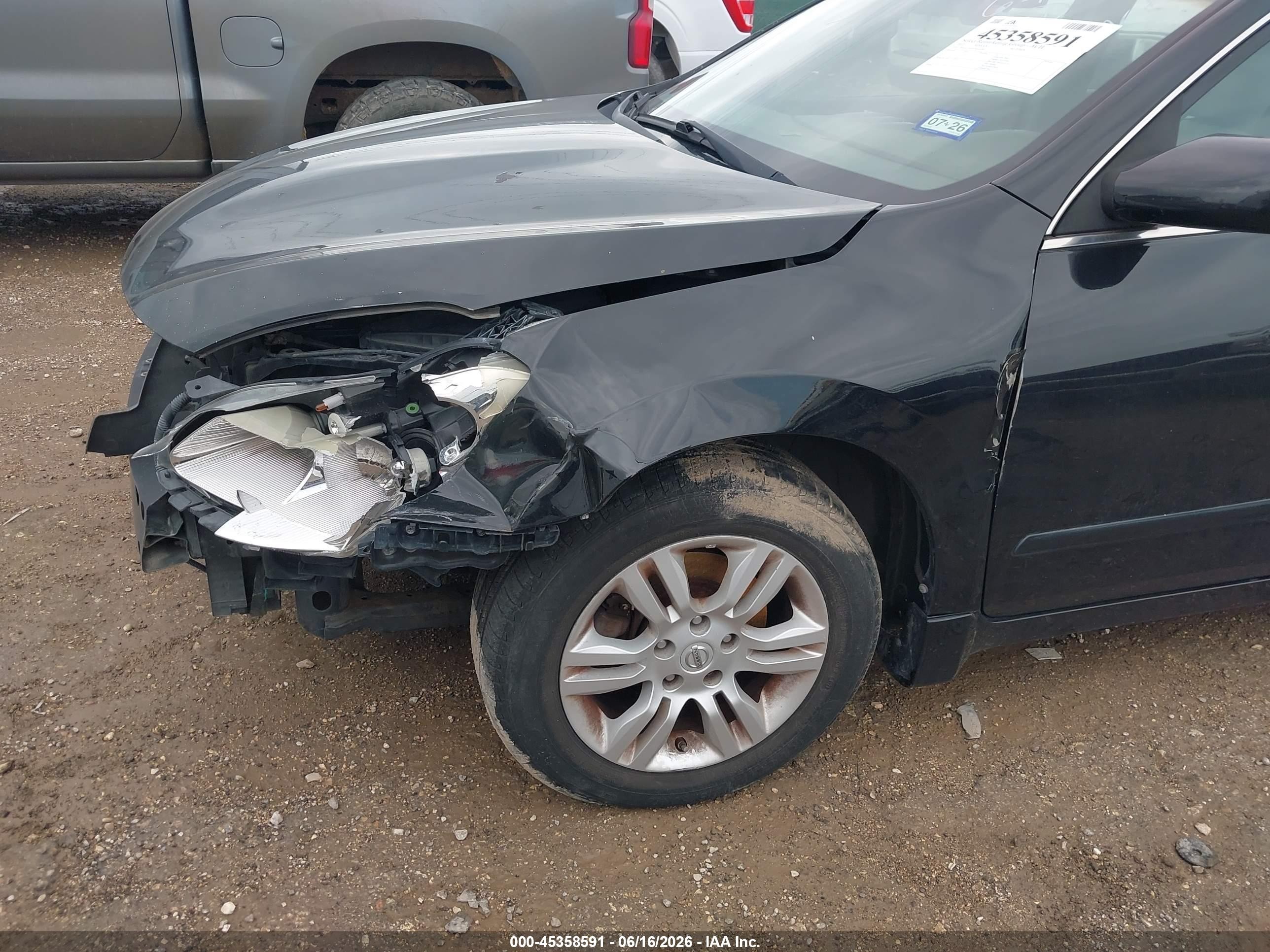 2012 Nissan Altima 2.5 S Black vin: 1N4AL2AP2CN561090