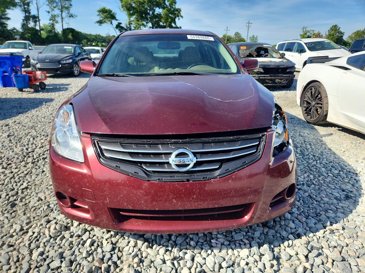 2012 Nissan Altima 2.5 Burgundy vin: 1N4AL2AP2CN562160