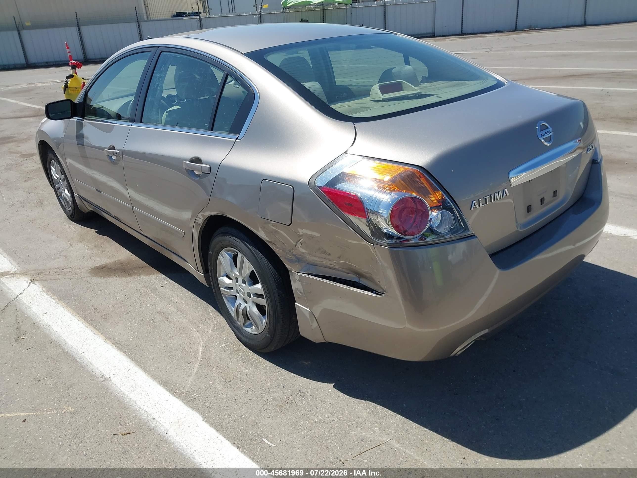 2012 Nissan Altima 2.5 S Коричневый vin: 1N4AL2AP2CN562742
