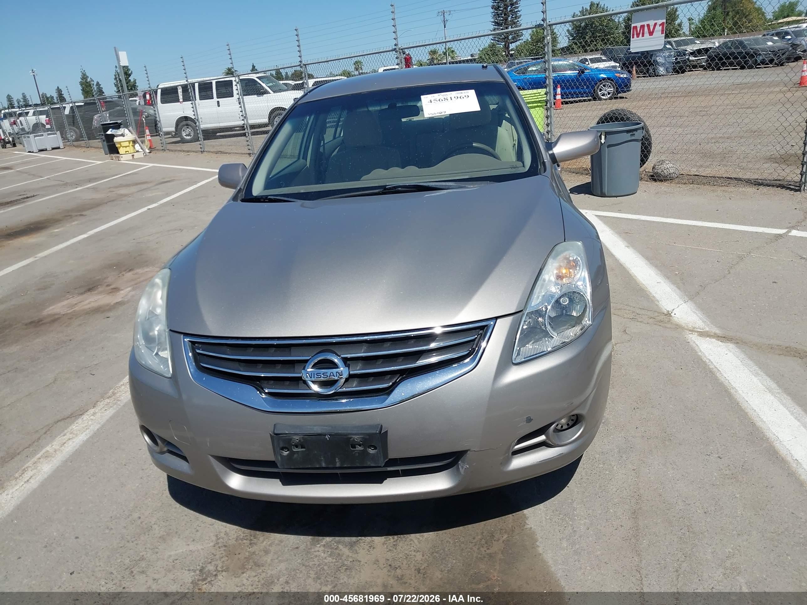 2012 Nissan Altima 2.5 S Коричневый vin: 1N4AL2AP2CN562742
