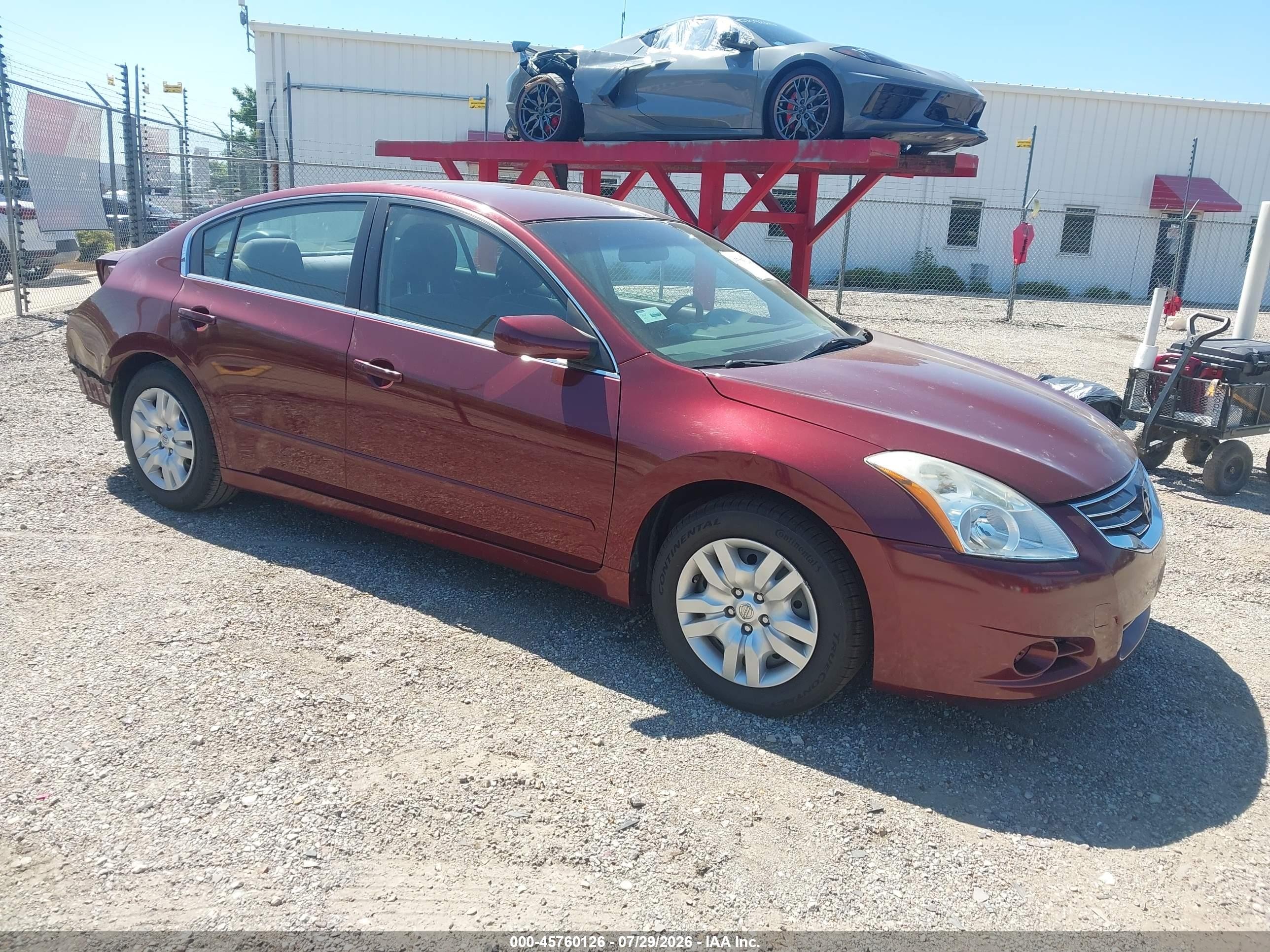 2010 Nissan Altima 2.5 S Red vin: 1N4AL2AP3AC112431