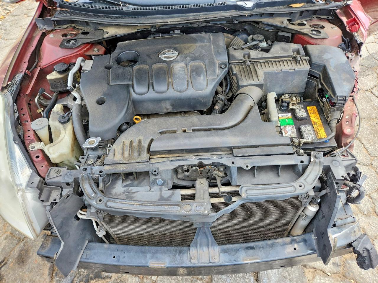 2010 Nissan Altima 2.5 Maroon vin: 1N4AL2AP3AC180177