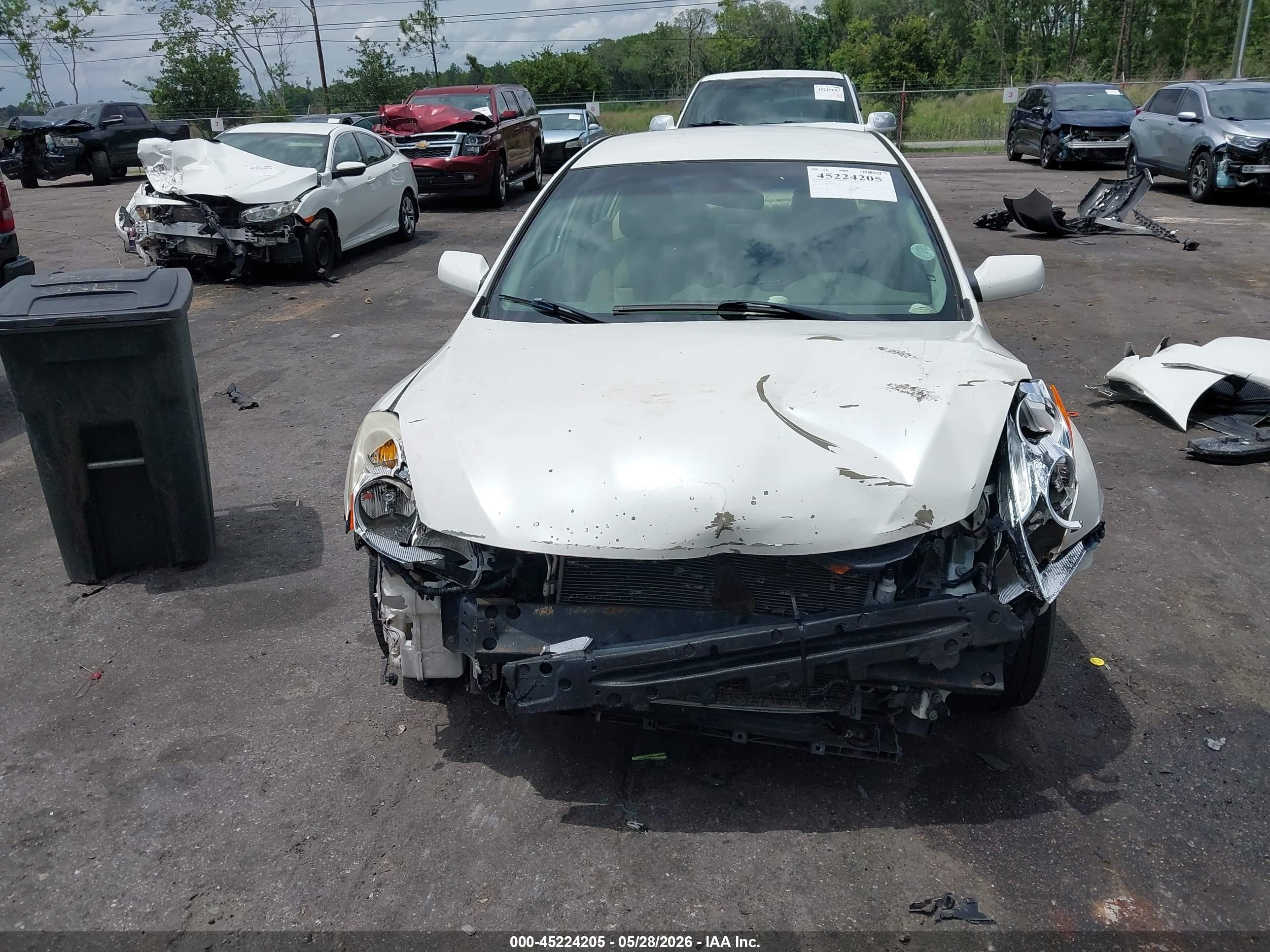 2010 Nissan Altima 2.5 S Белый vin: 1N4AL2AP3AC186657
