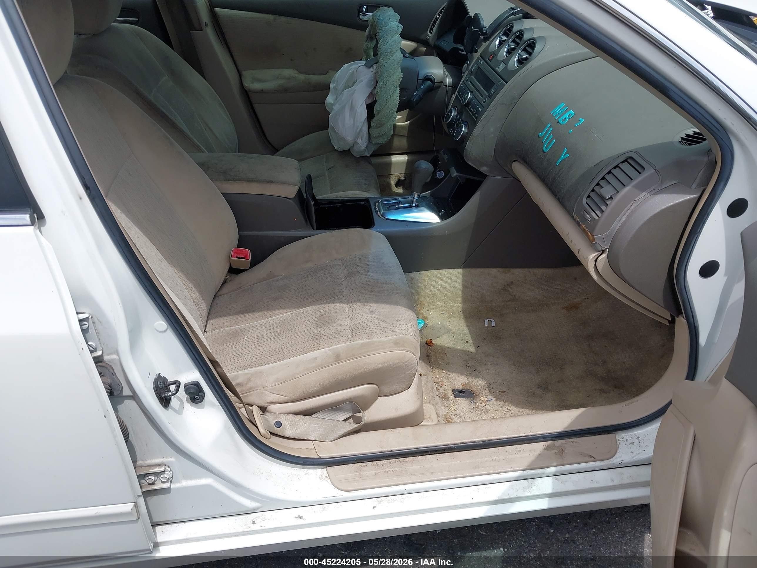 2010 Nissan Altima 2.5 S Белый vin: 1N4AL2AP3AC186657