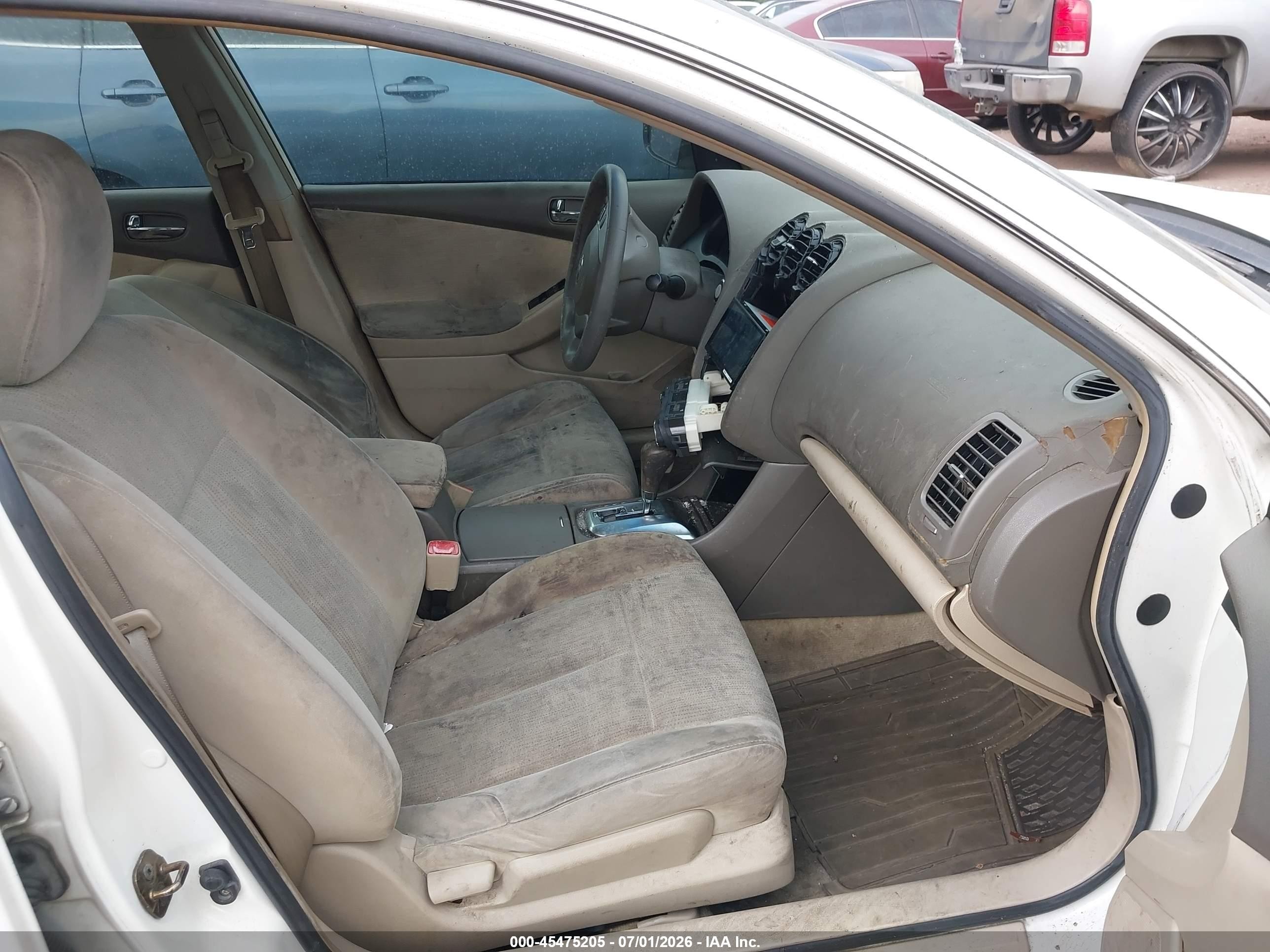 2010 Nissan Altima 2.5 S White vin: 1N4AL2AP3AC187646