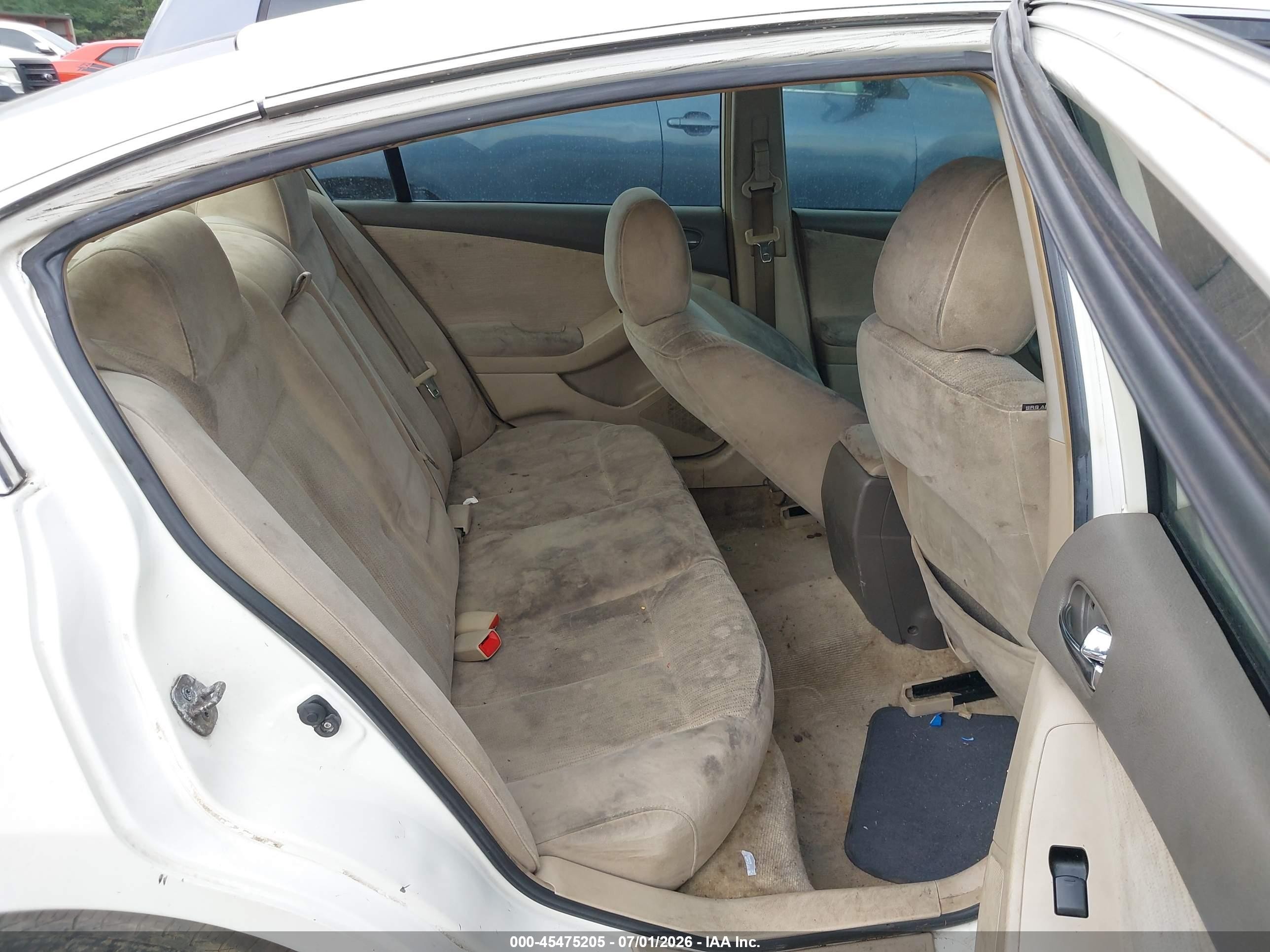 2010 Nissan Altima 2.5 S White vin: 1N4AL2AP3AC187646