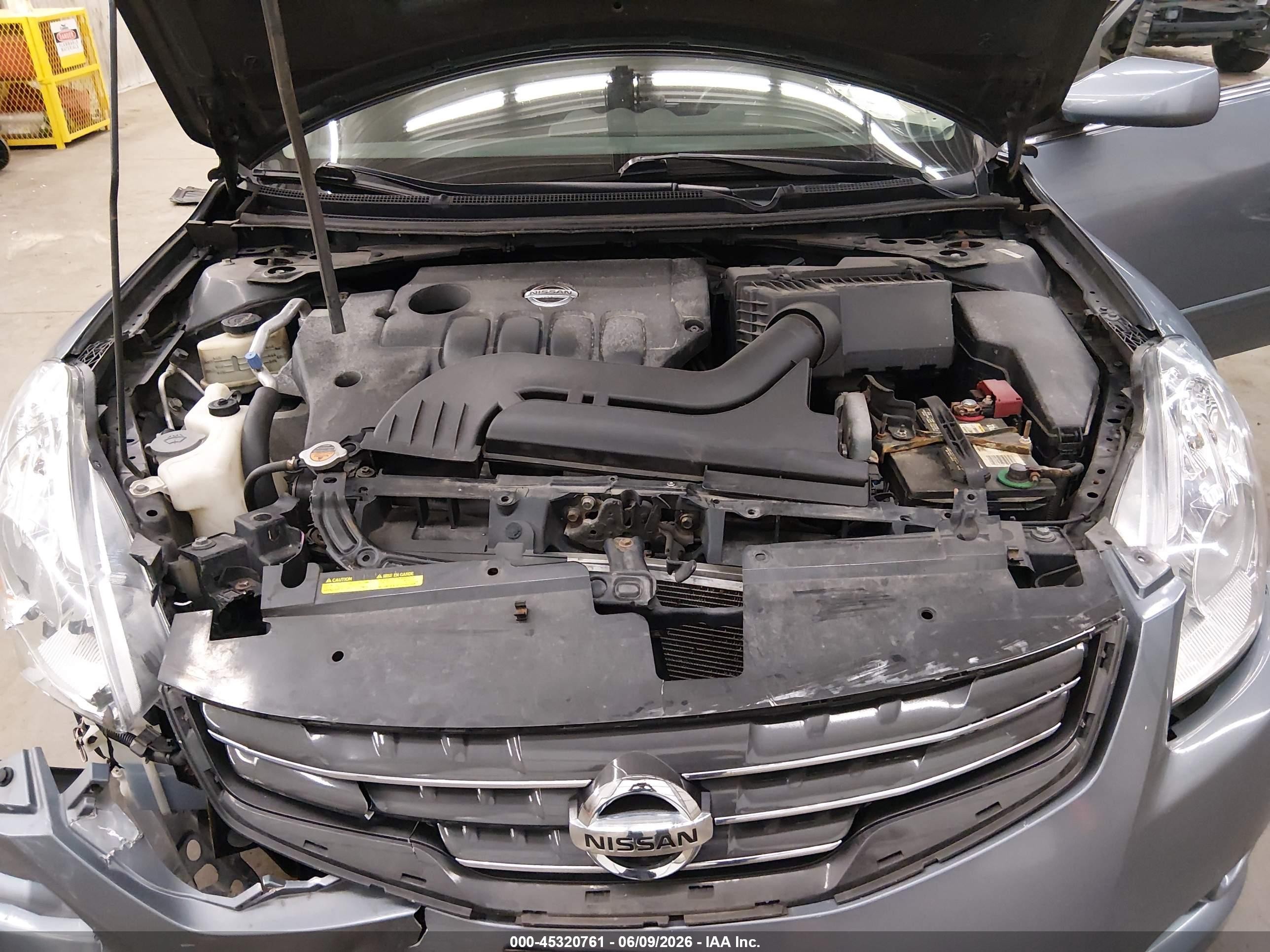2010 Nissan Altima 2.5 S Light Blue vin: 1N4AL2AP3AN405668